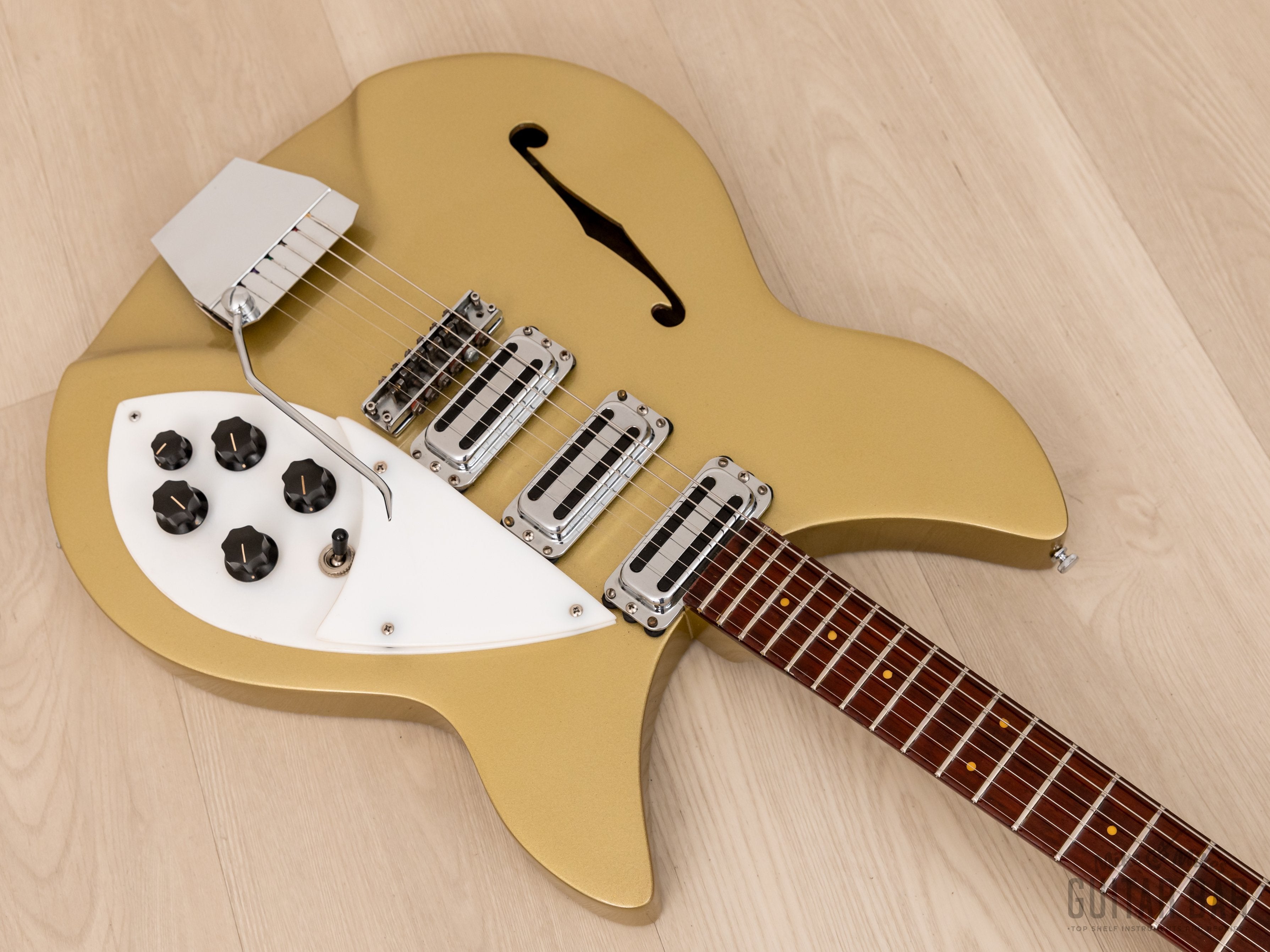 1964 Rickenbacker Export 345S Rose Morris 1998 Desert Gold w/ Case, Townshend Spec