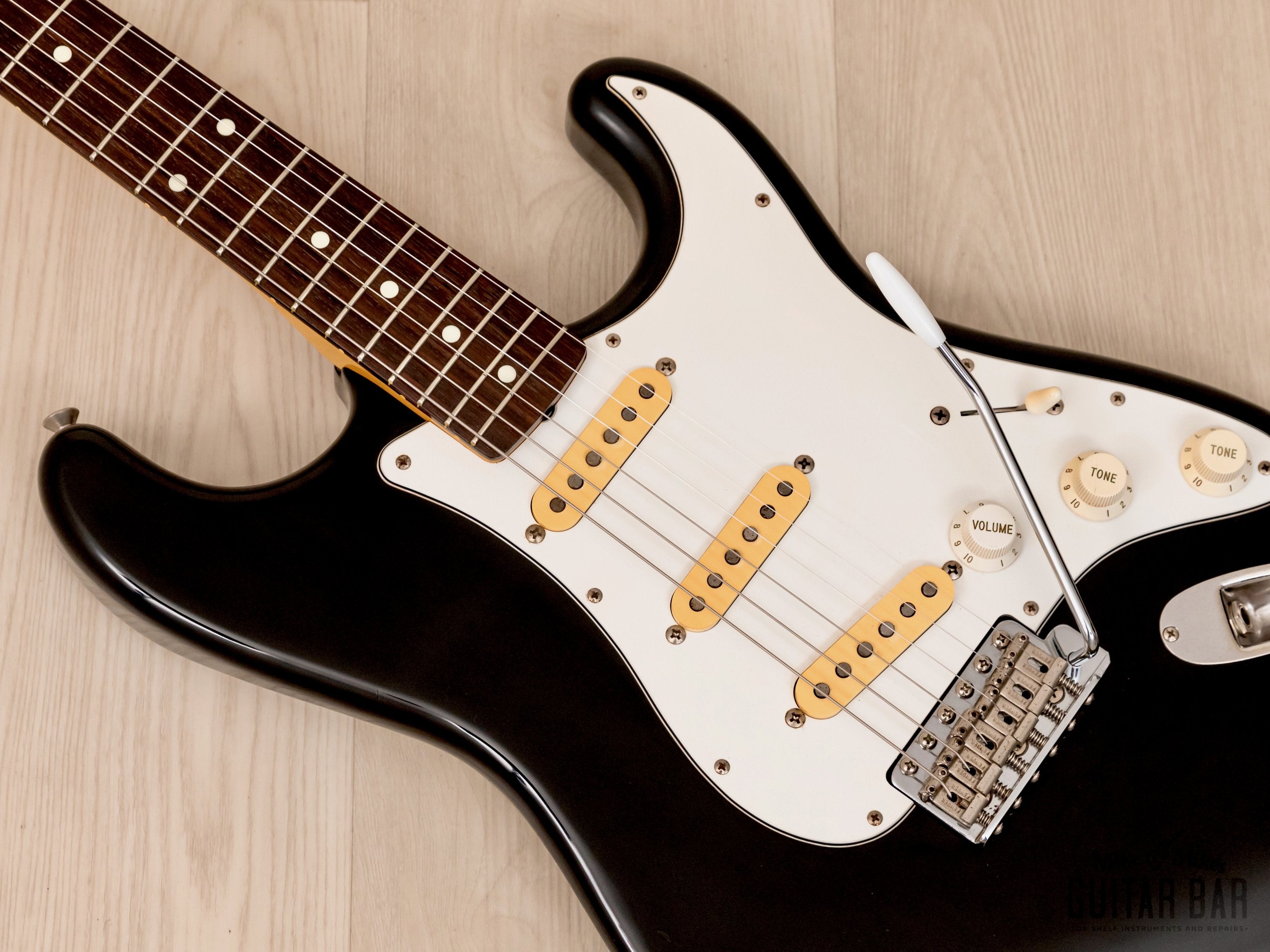 1987 Fender Stratocaster ‘62 Vintage Reissue ST62-55 Black E-Serial, Japan MIJ Fujigen