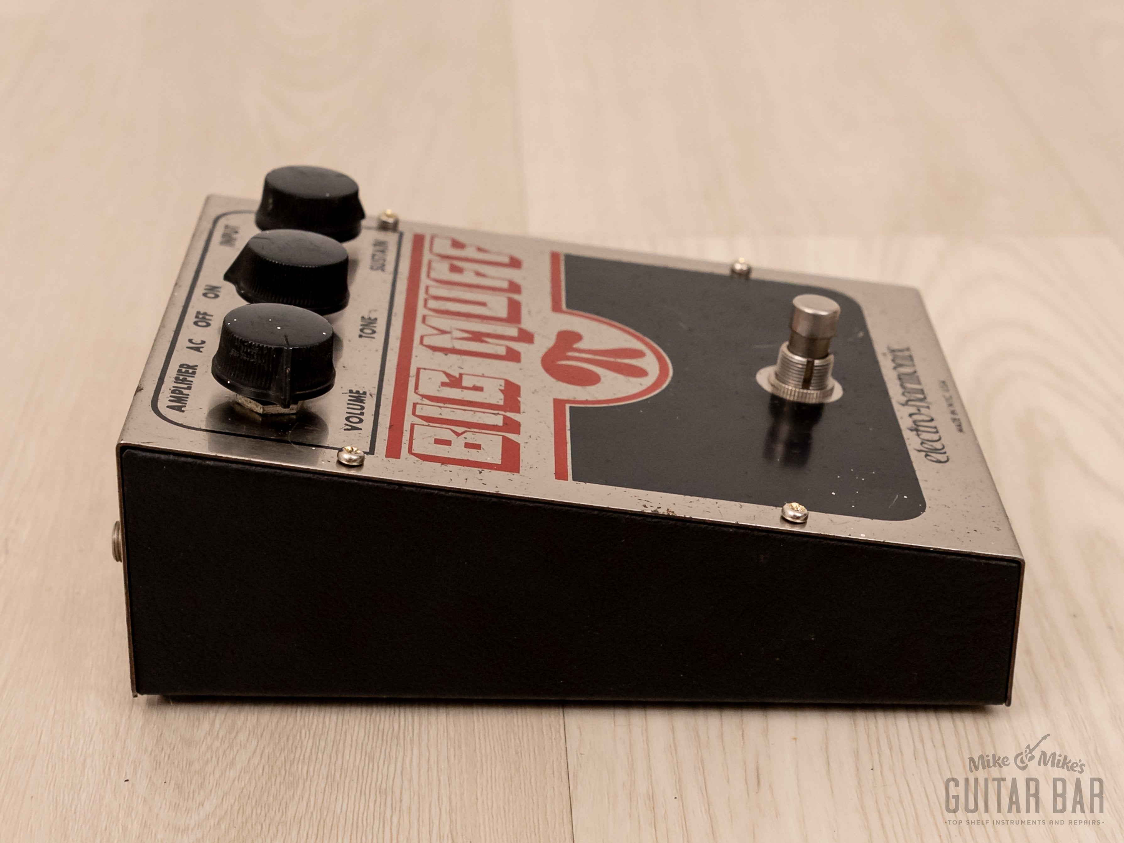 1977 Electro Harmonix Big Muff V4 Op-Amp IC Vintage Fuzz Guitar Effects Pedal