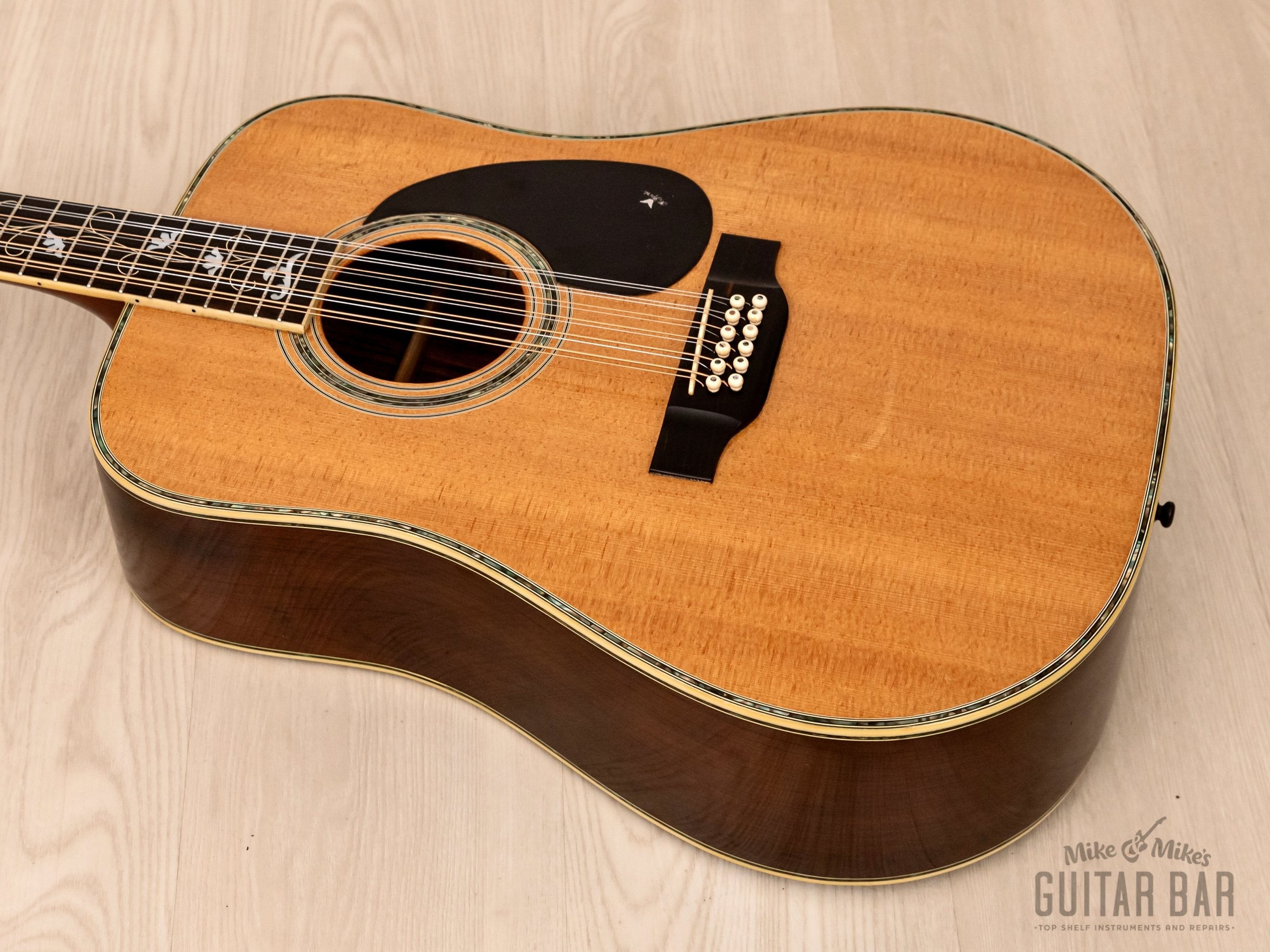 1980 K. Yairi YW7000-12 Vintage 12-String Dreadnought Acoustic Guitar w/  Case, Japan