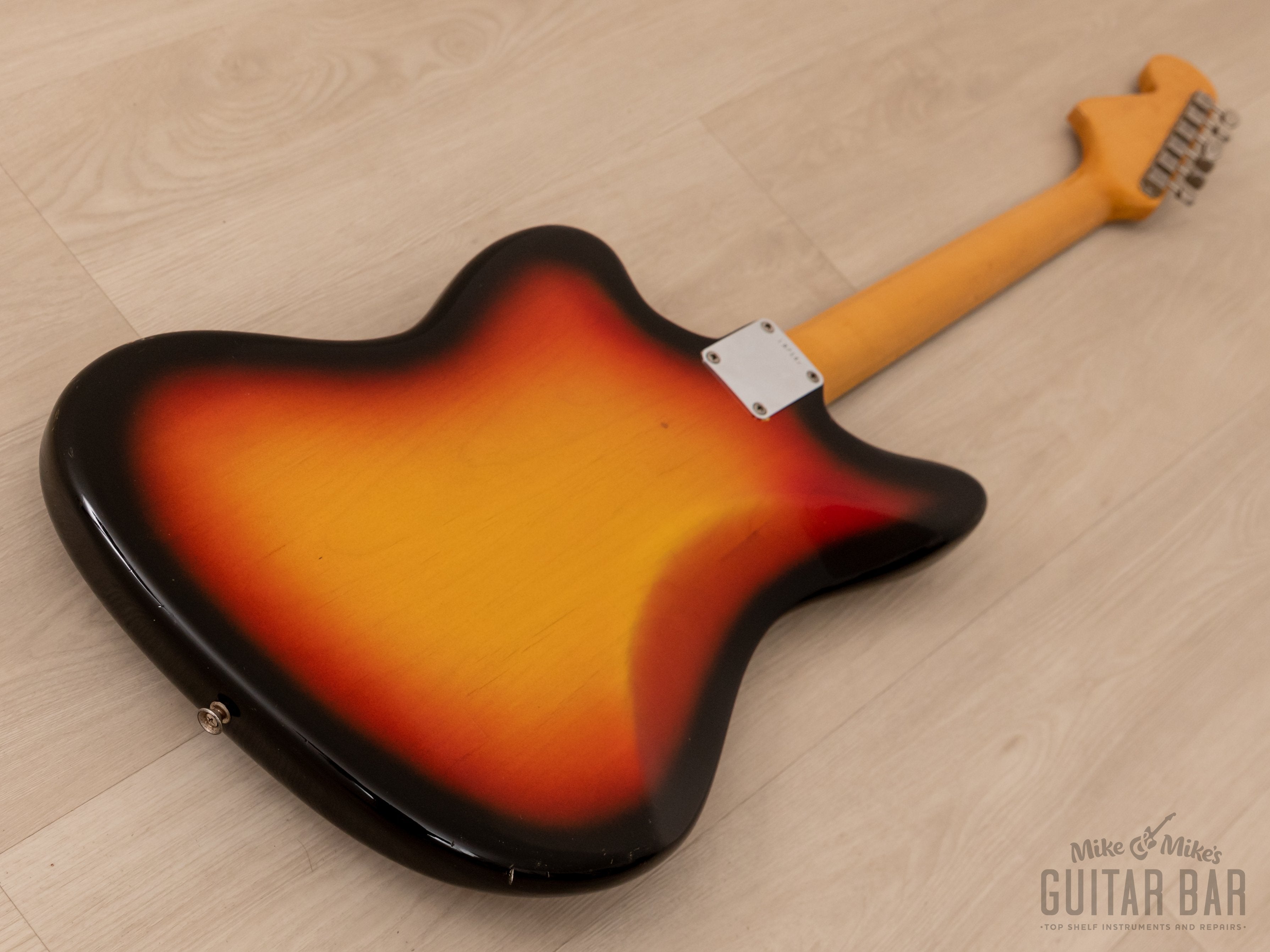 1965 Fender Jaguar Vintage Offset Guitar Sunburst, Collector Grade w/ Case
