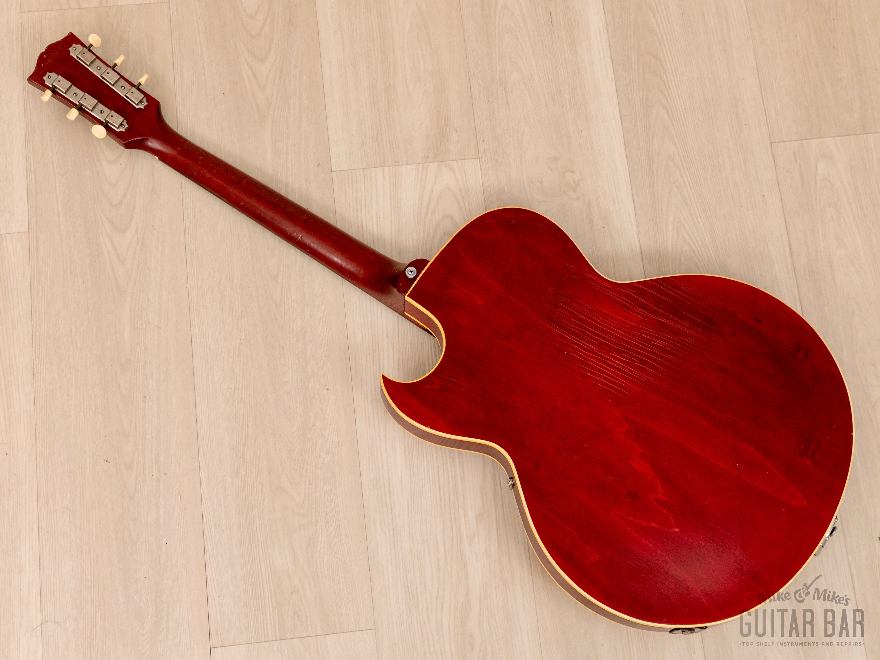 1966 Gibson ES-125 TC Vintage Hollowbody Guitar 3 Pickup P-90 Mod w/ Bigsby & Case