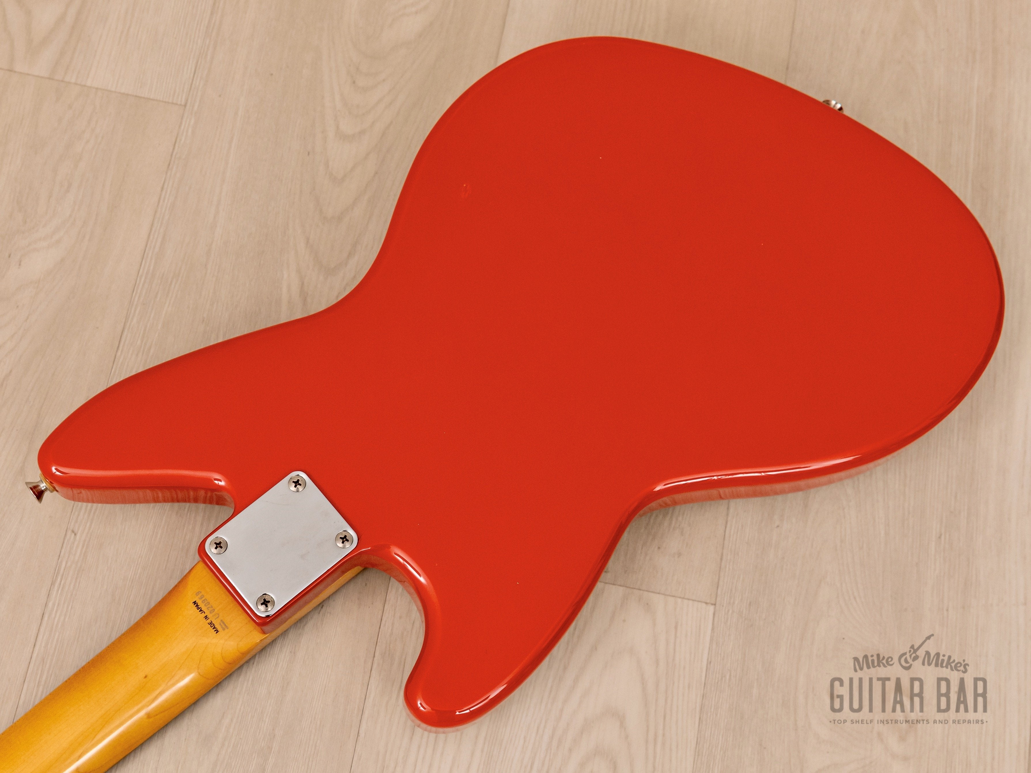 1996 Fender Jag-Stang JGS-65 Kurt Cobain Signature Offset Guitar Fiesta Red, 1st Year, Japan MIJ