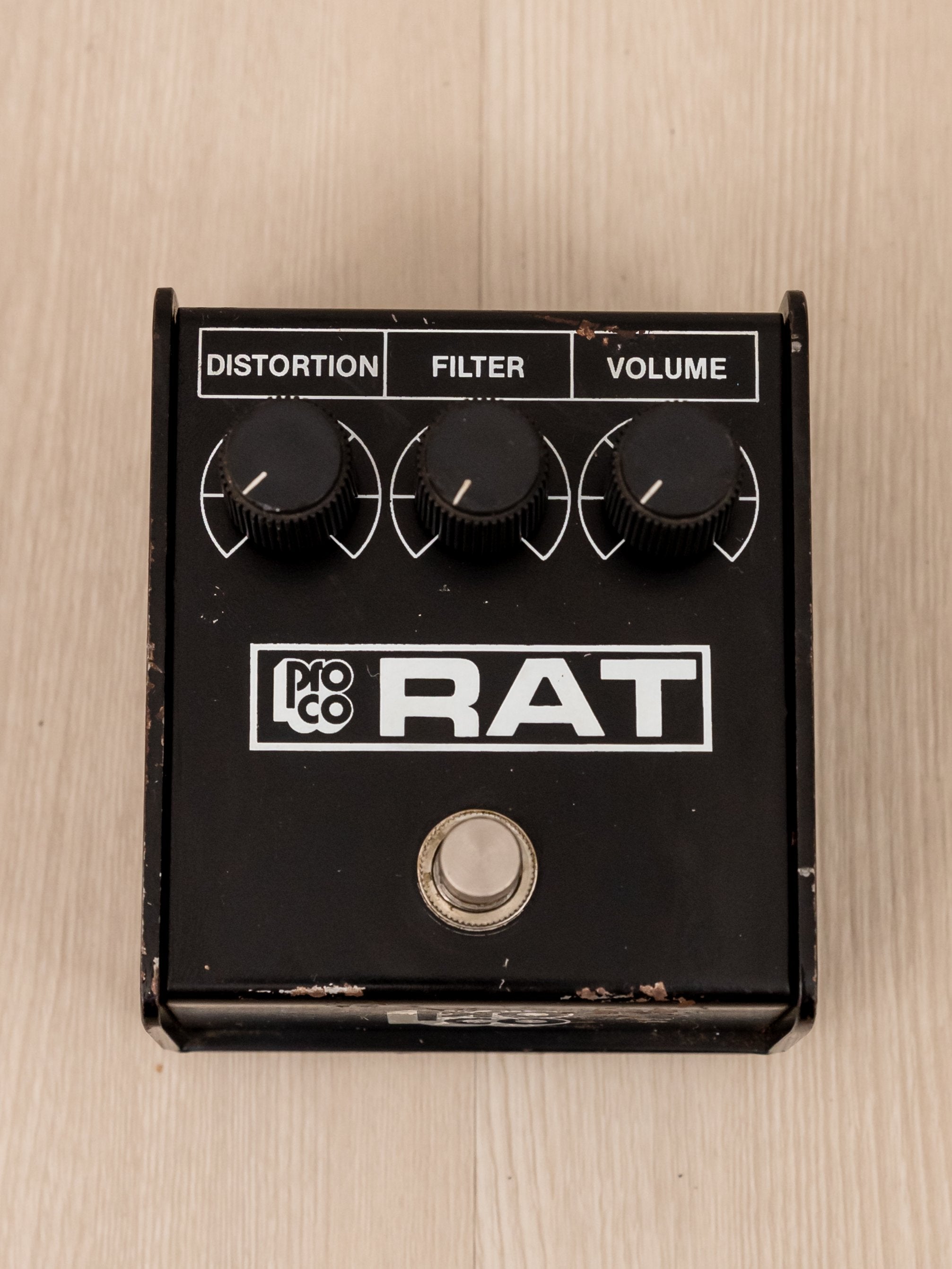 1986 ProCo Rat Small Box Vintage Distortion Guitar Effects Pedal 