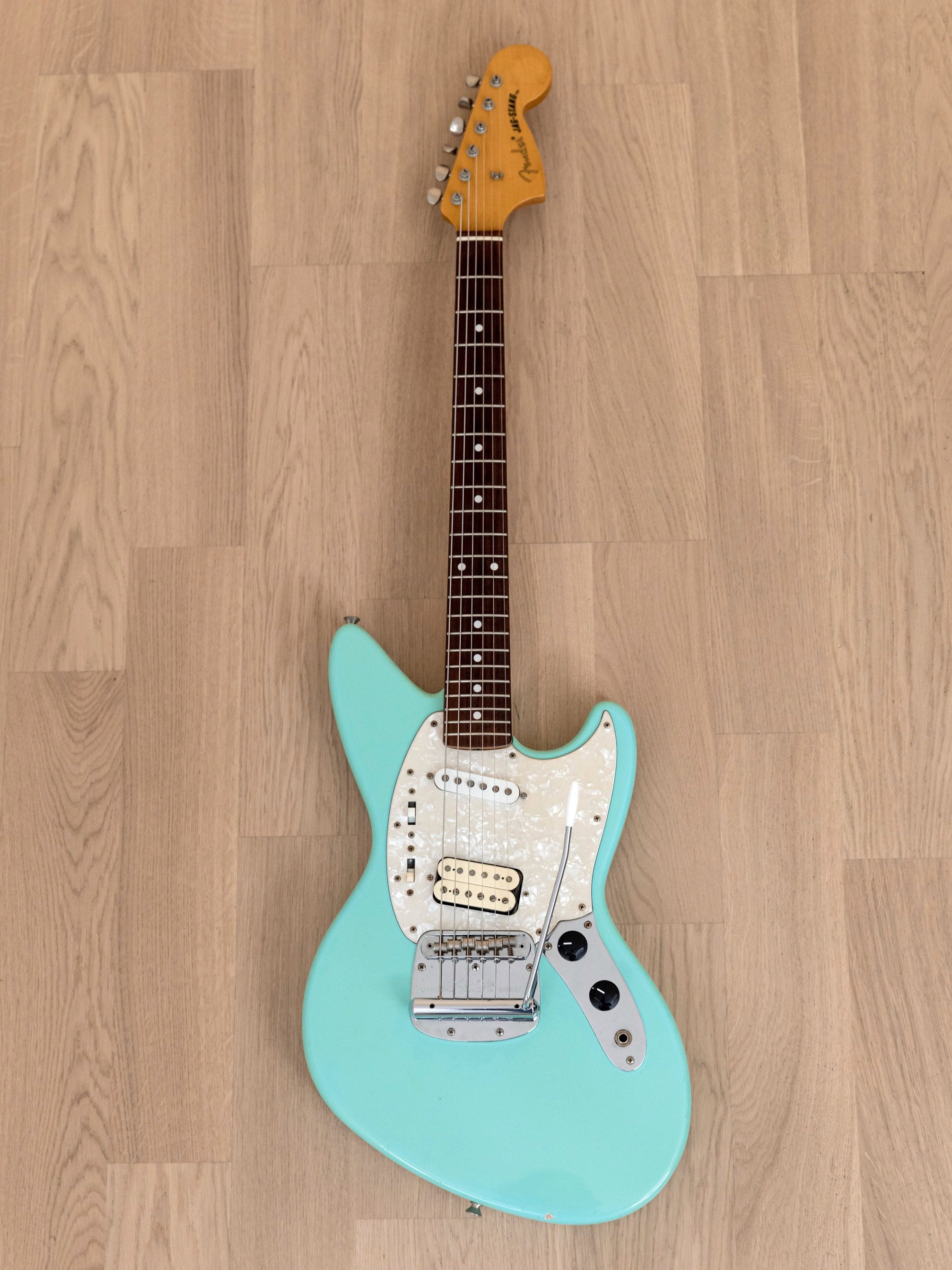 1998 Fender Jag-Stang Kurt Cobain Signature Offset Electric Guitar Sonic  Blue 100% Original, Japan CIJ