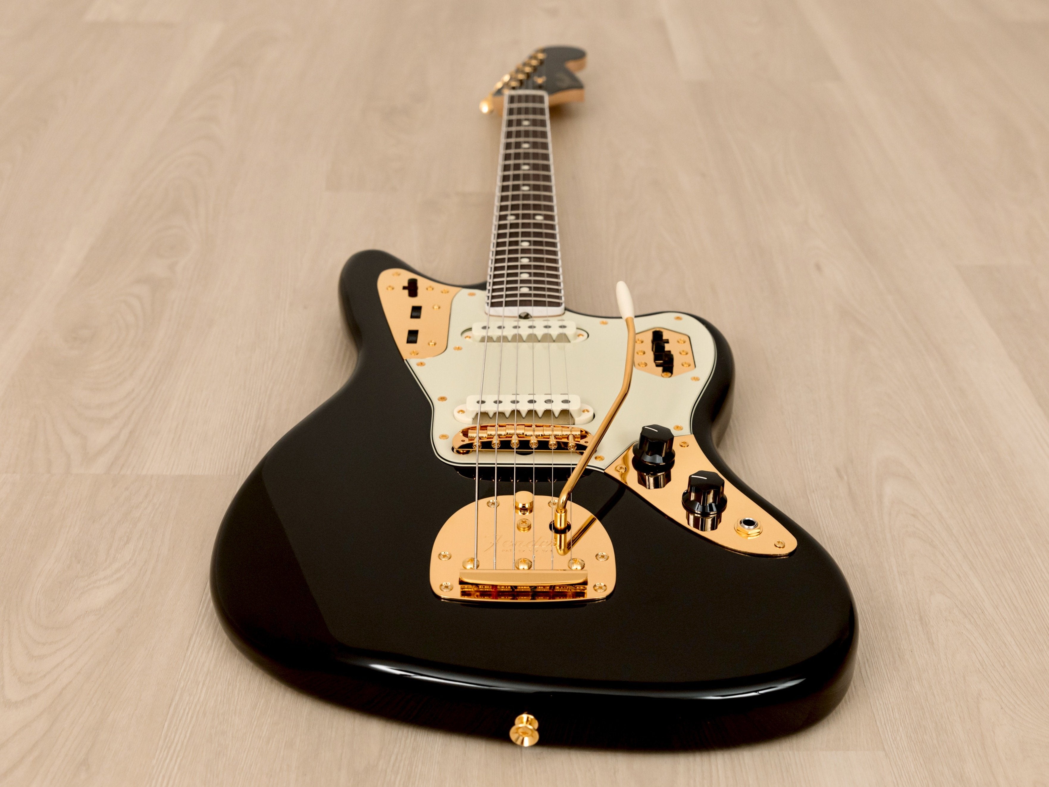 2022 Fender Traditional 60s Jaguar FSR Black w/ Gold Hardware, Japan MIJ