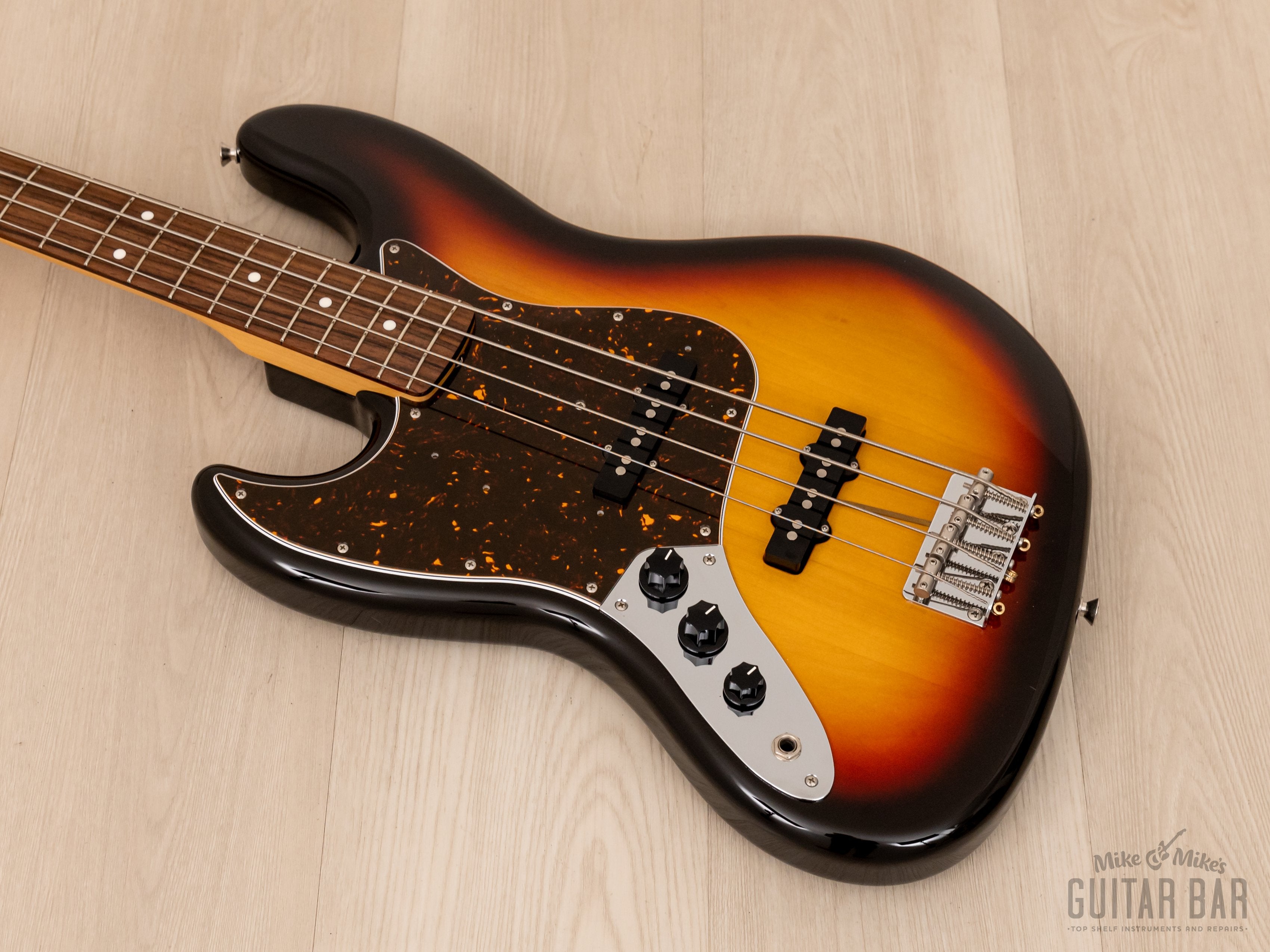 2015 Fender Japan Exclusive Classic ‘60s Jazz Bass Sunburst Left-Handed Near-Mint, MIJ