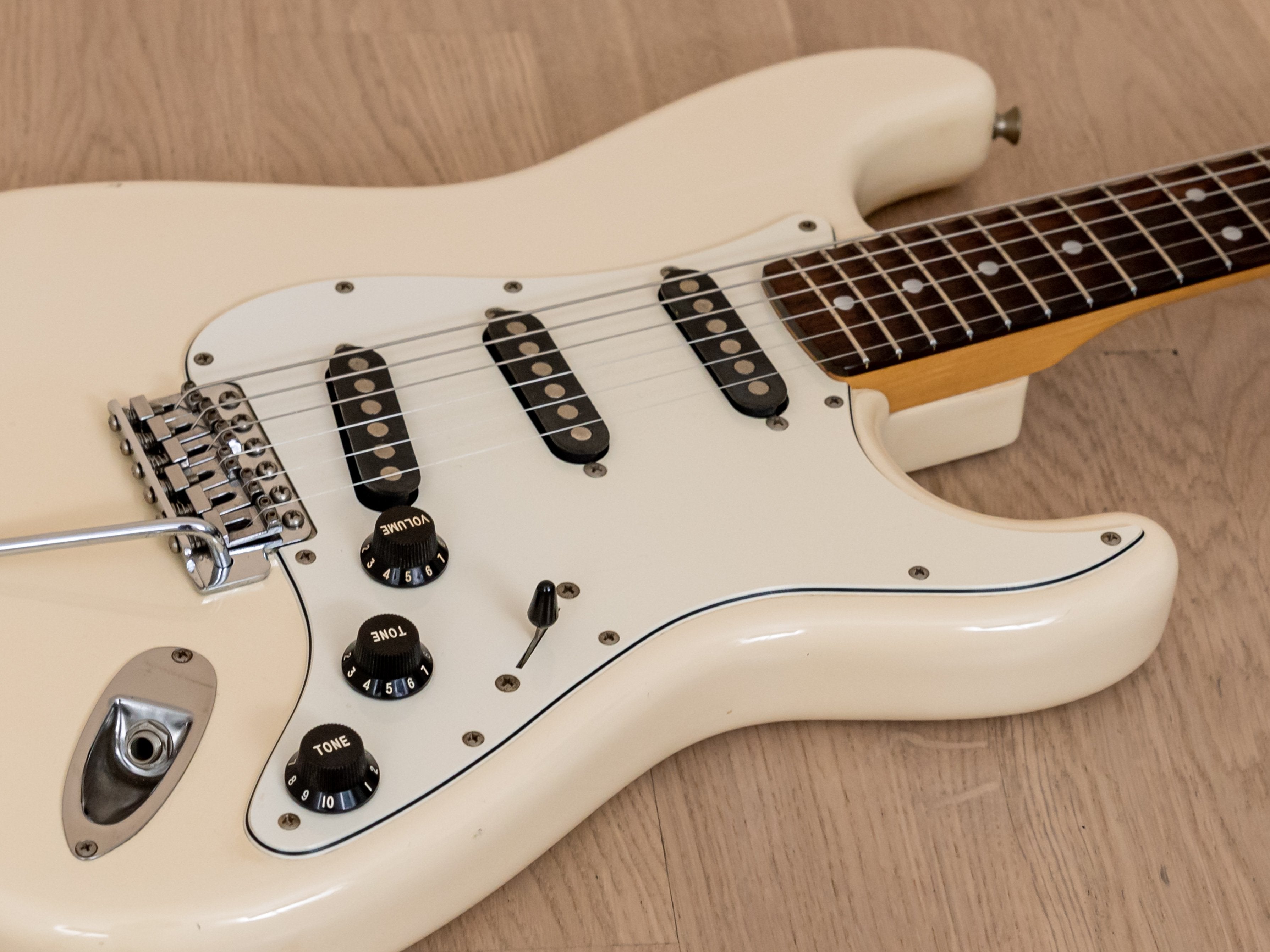 1994 Fender Stratocaster ST72-85SC Scalloped Fretboard Olympic White Japan  MIJ Fujigen, Blackmore