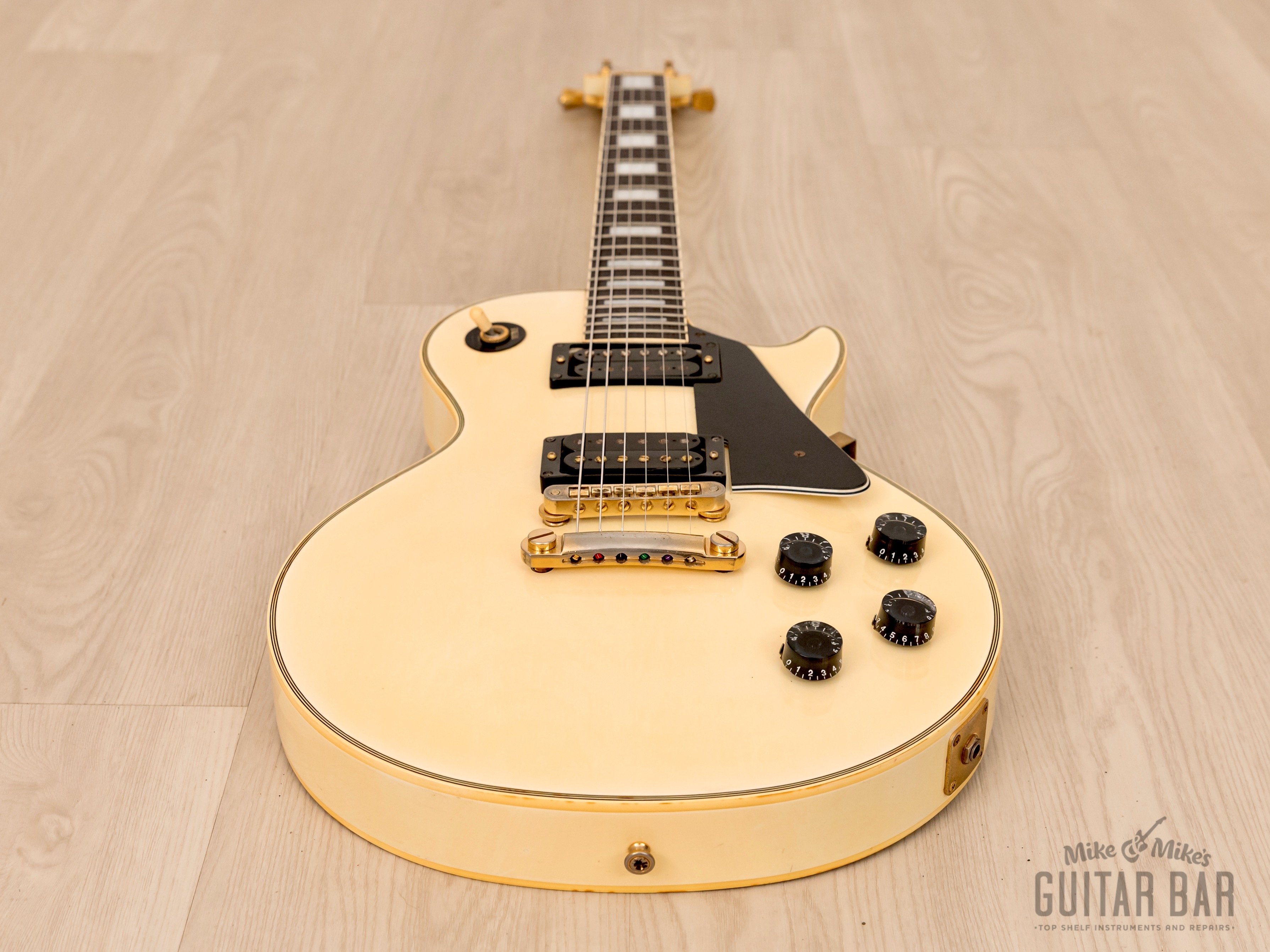 1992 Orville by Gibson Les Paul Custom LPC Antique Ivory w/ 490R 