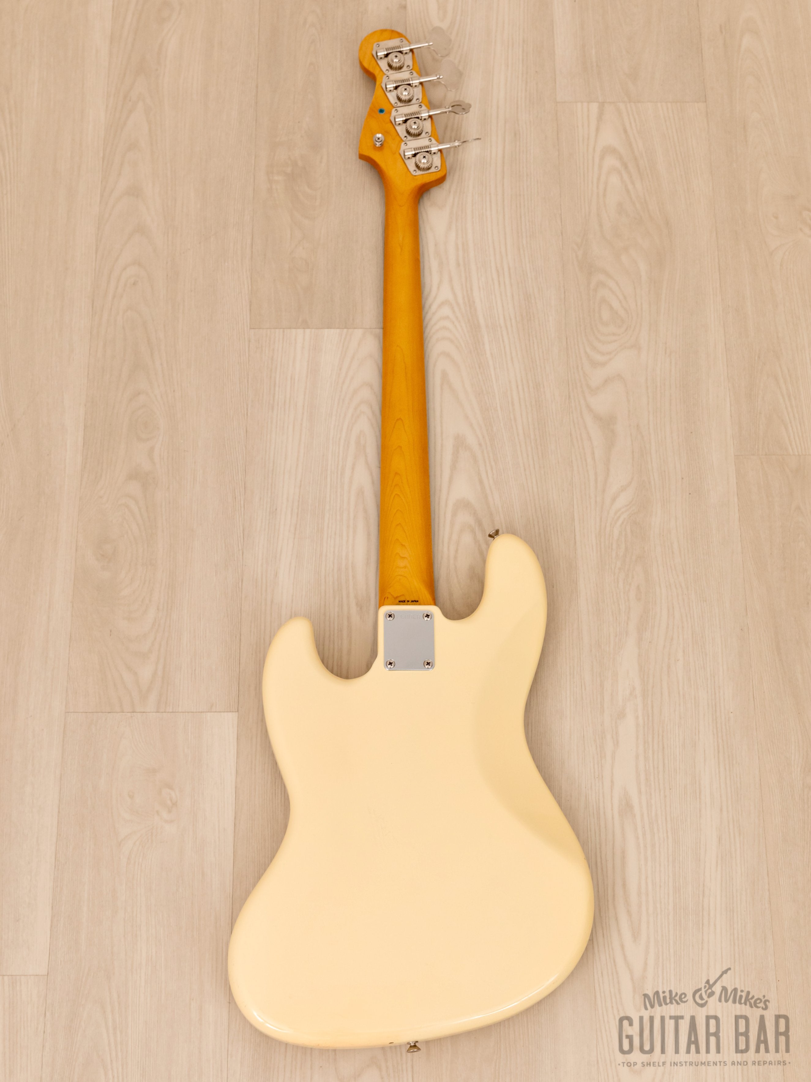1985 Fender Jazz Bass '62 Vintage Reissue JB62-80 Olympic White, Japan MIJ Fujigen