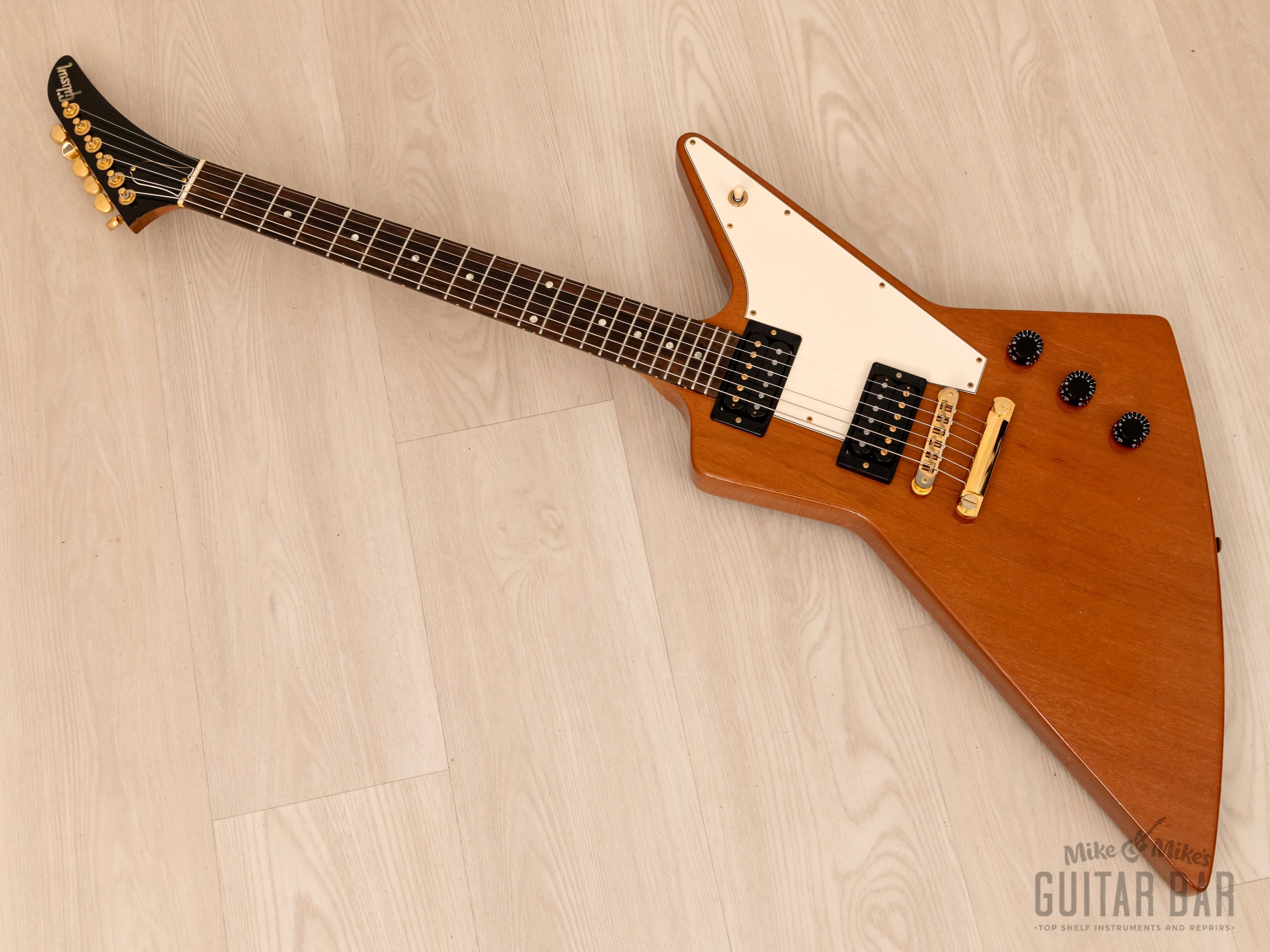 2004 Gibson Limited Edition Explorer '76 Vintage Reissue Natural w/ Case & Tag, Yamano