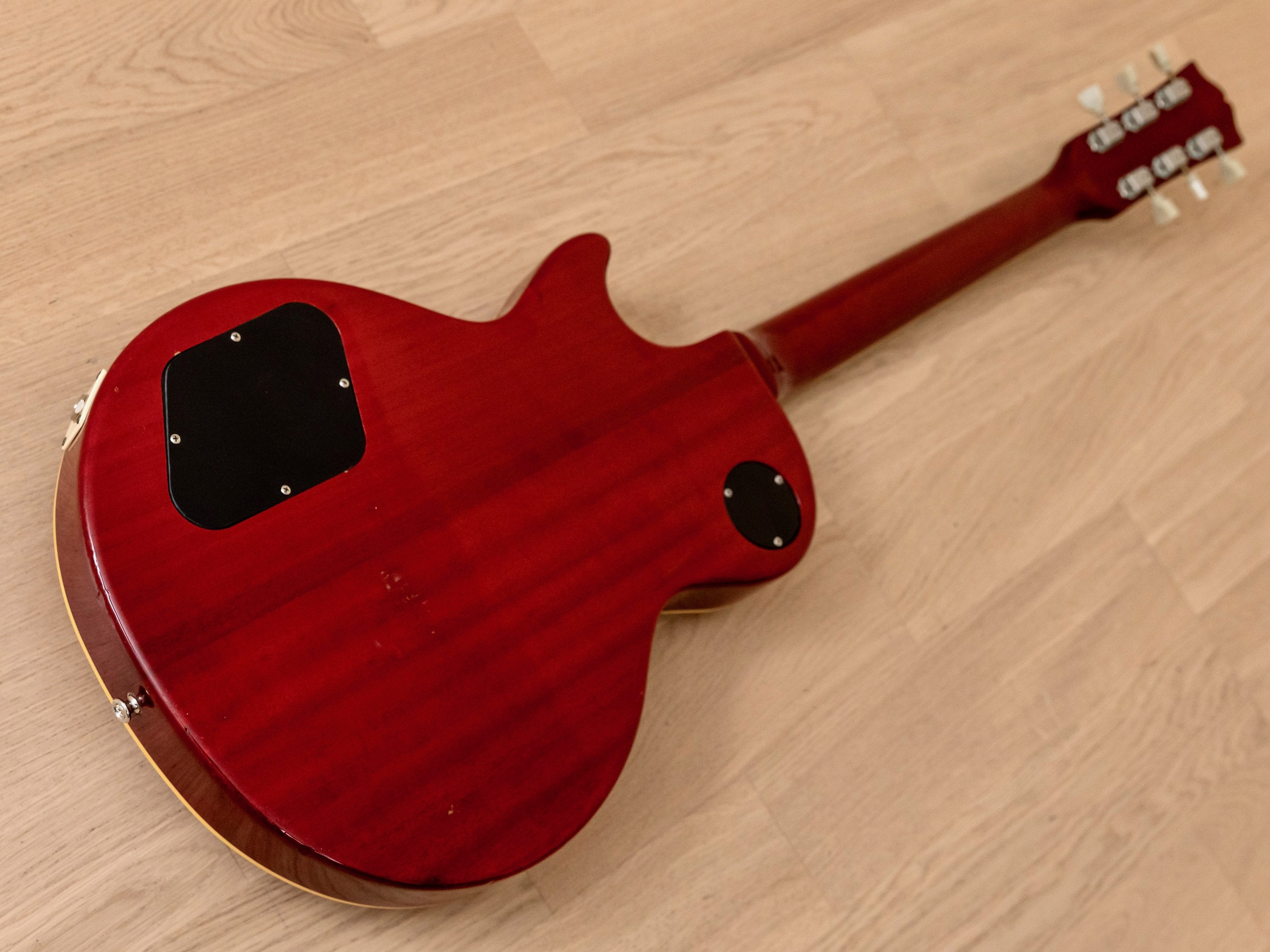 1983 Tokai Love Rock LS100 Flame Top Vintage Electric Guitar Cherry Sunburst w/ USA Dimarzios, Case