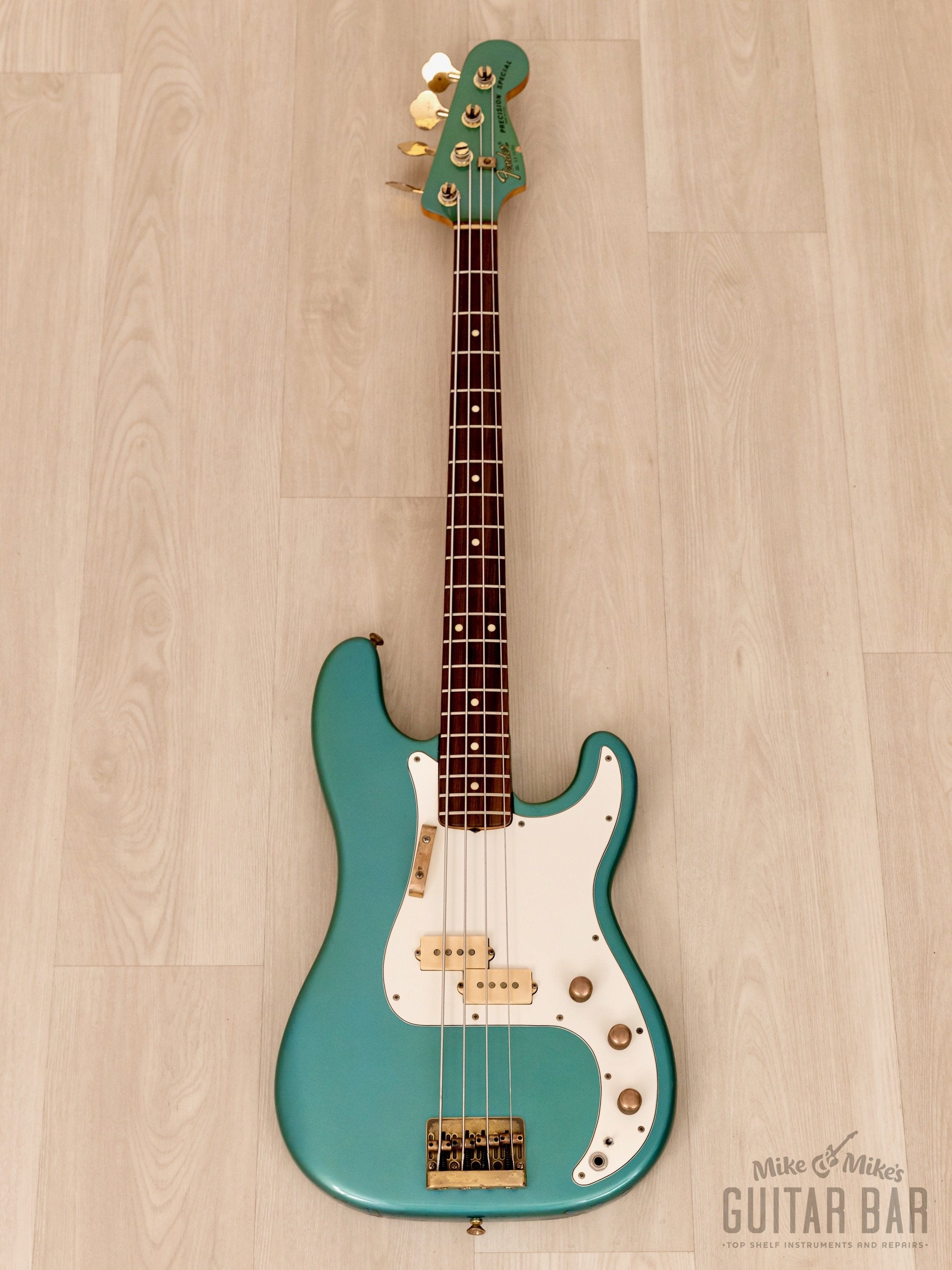 1980 Fender Precision Special Bass Lake Placid Blue 100% Original w/ Active EQ, Case & Tags, Elite