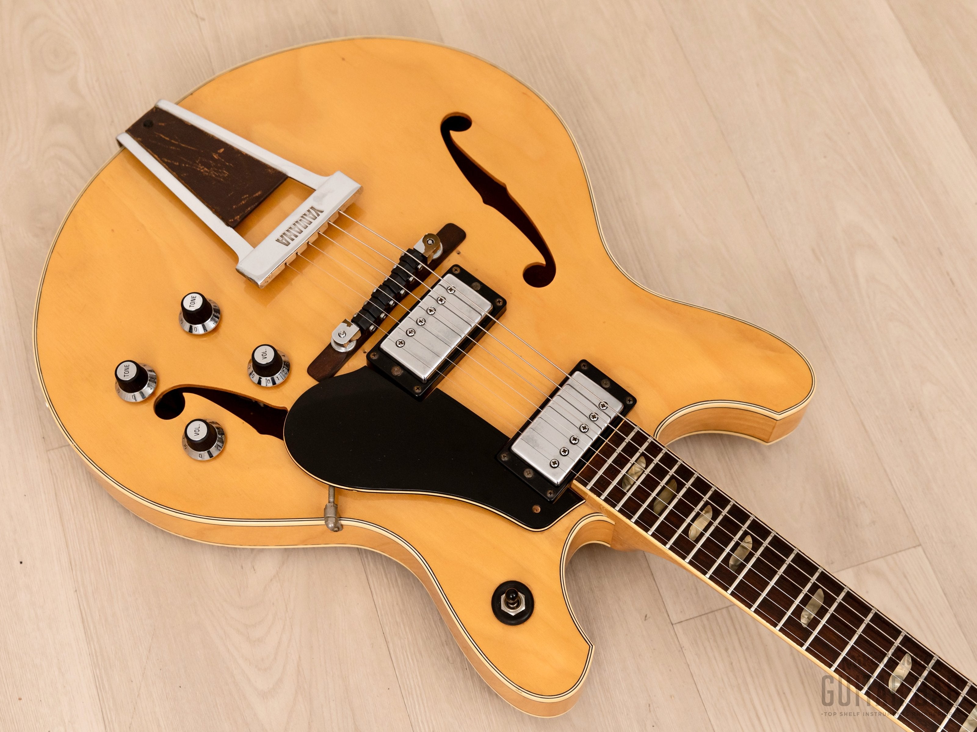 1974 Yamaha SA-60 Super Axe Vintage Semi-Hollow Electric Guitar 