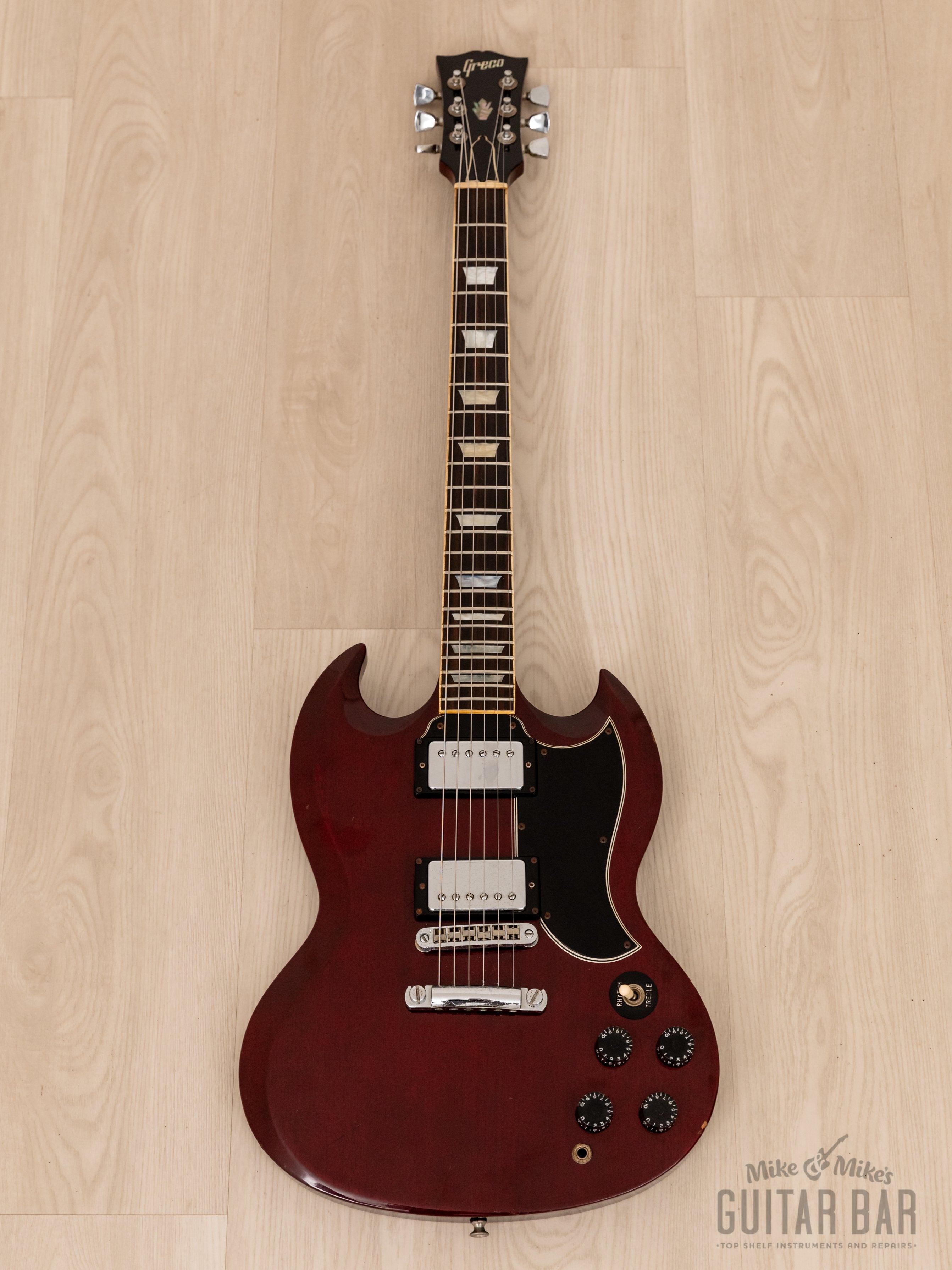 1977 Greco SG-600 SG Standard Vintage Guitar Cherry w/ Case, Japan Fujigen