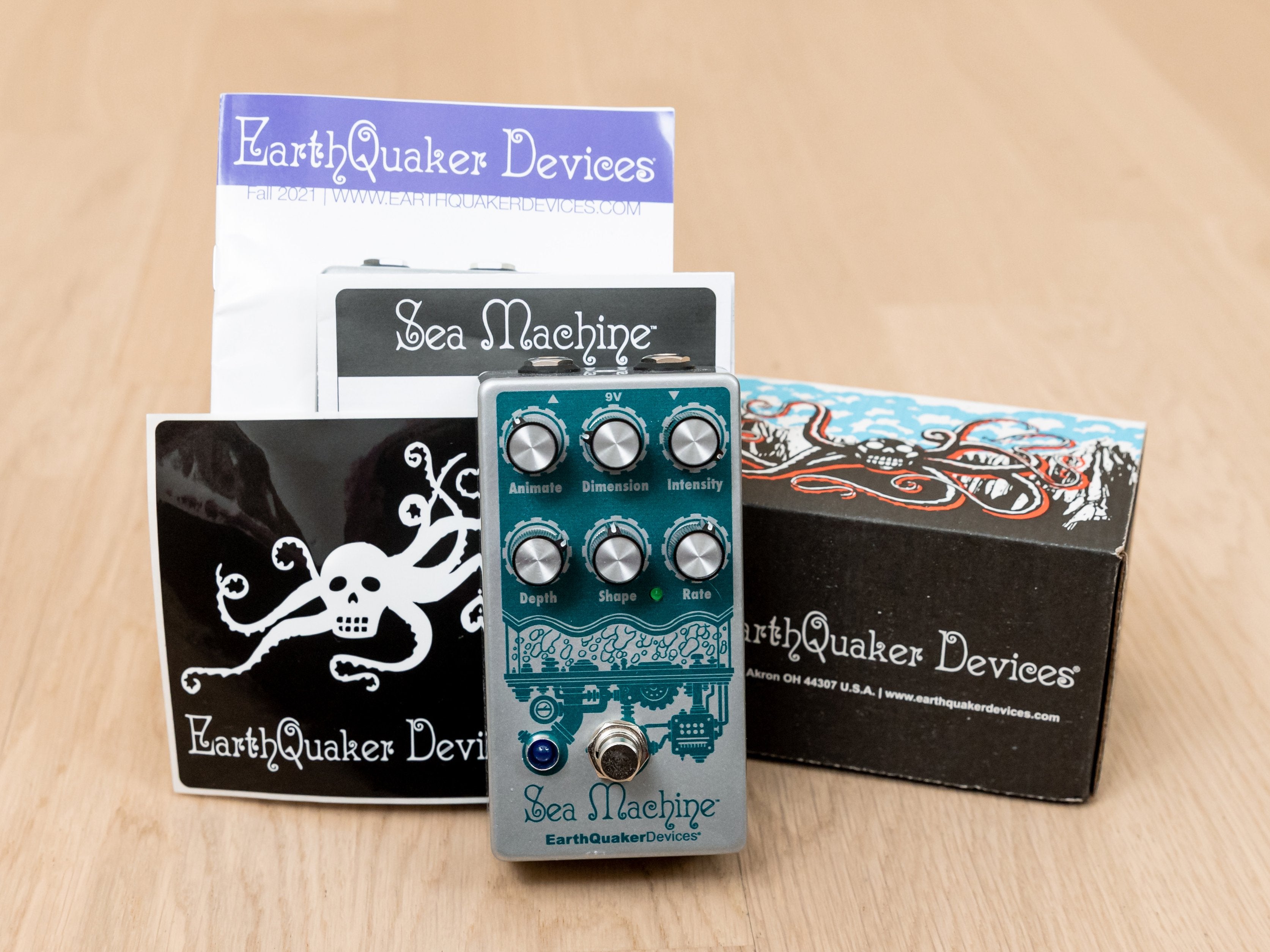 EarthQuaker Devices Sea Machine V3 Chorus Guitar Effects Pedal, Mint w/ Box