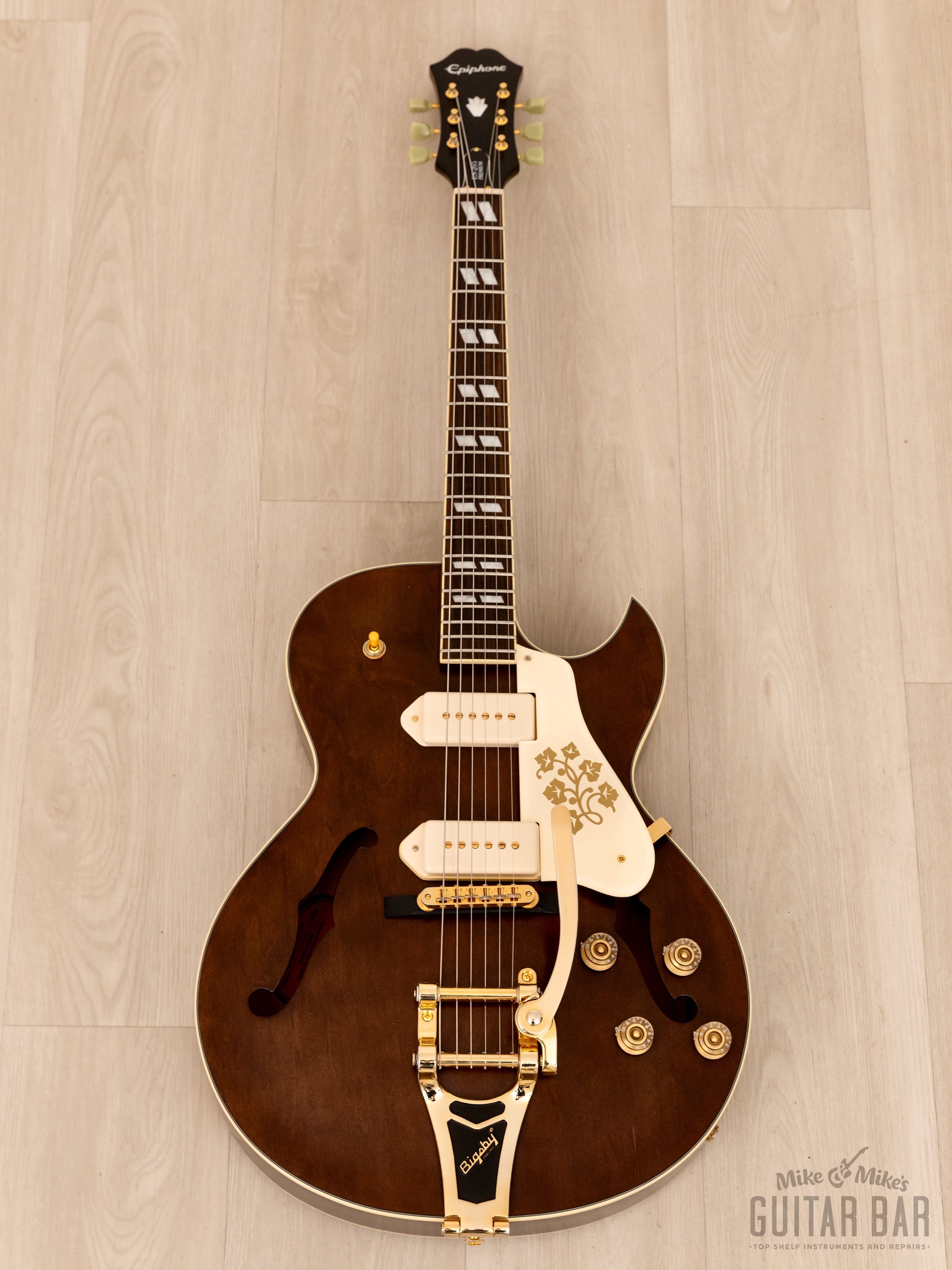 2015 Epiphone Limited Edition ES-295 Premium Satin Walnut Lacquer