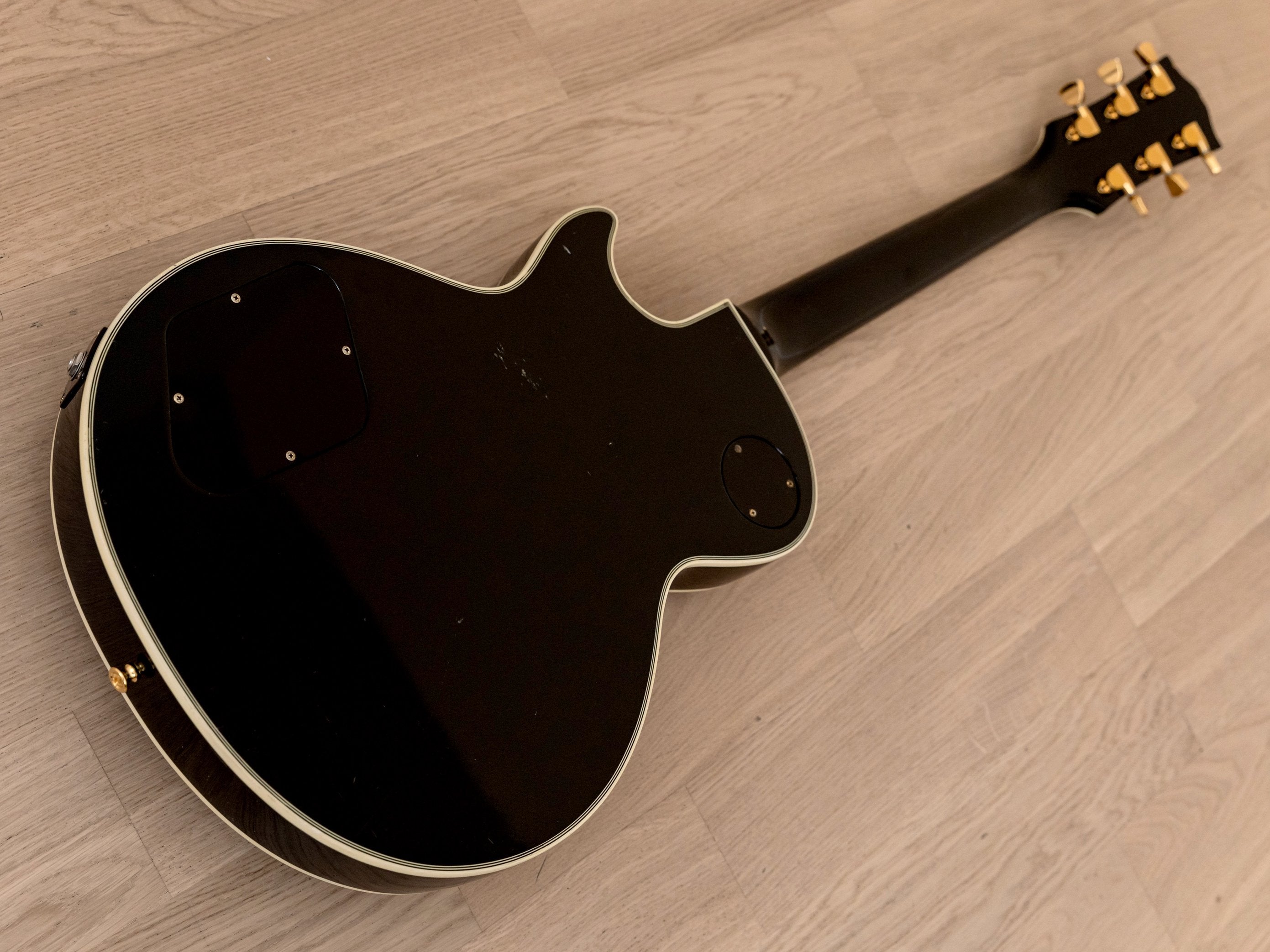Edwards by ESP E-LP-92CD Custom Black Beauty w/ EMG 81, Ebony Board & Huge Neck, Japan