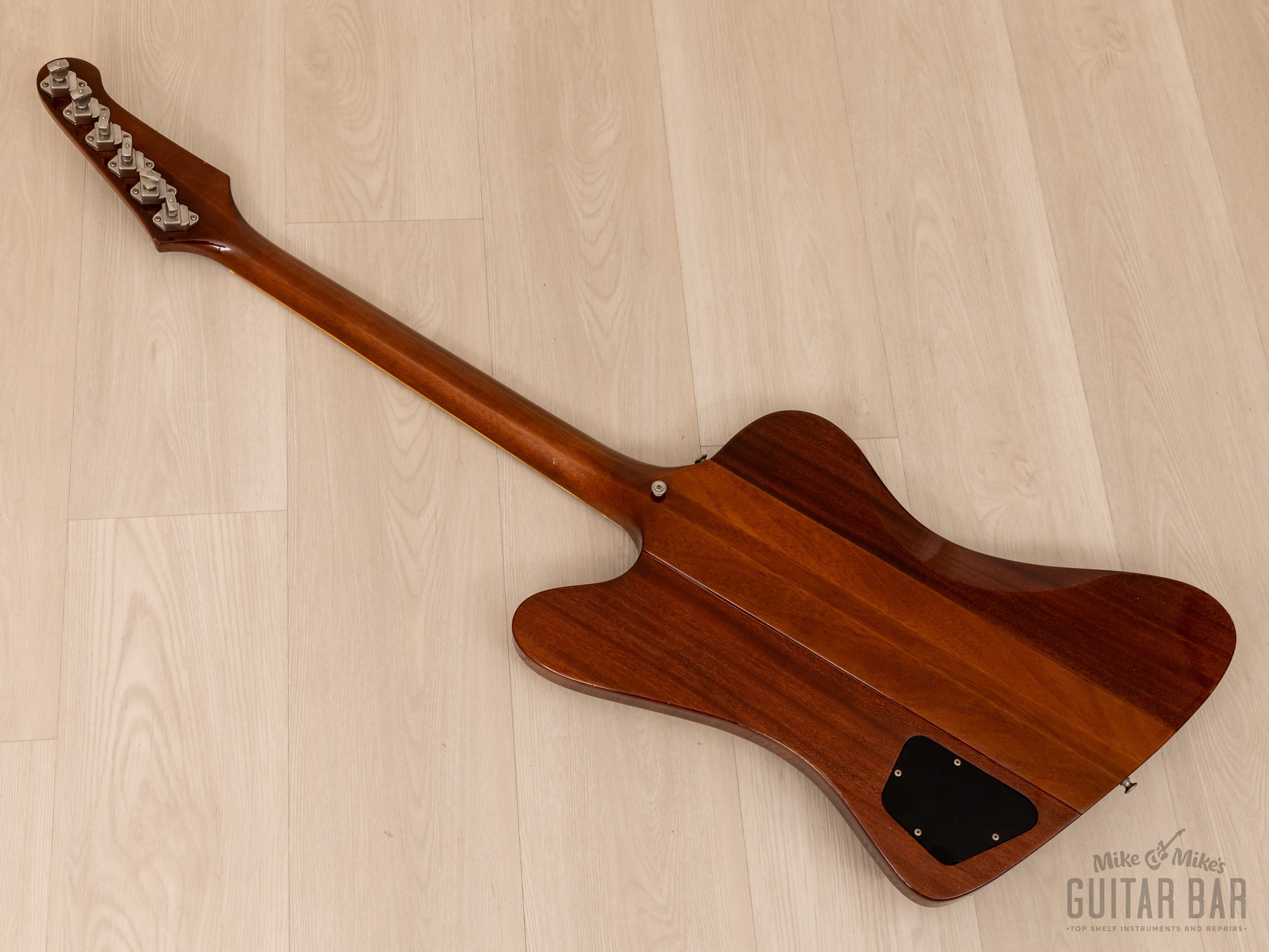 1978 Burny FFB-150 Master Hand Firebird Vintage Neck Through Guitar Sunburst w/ Case, Fernandes Japan