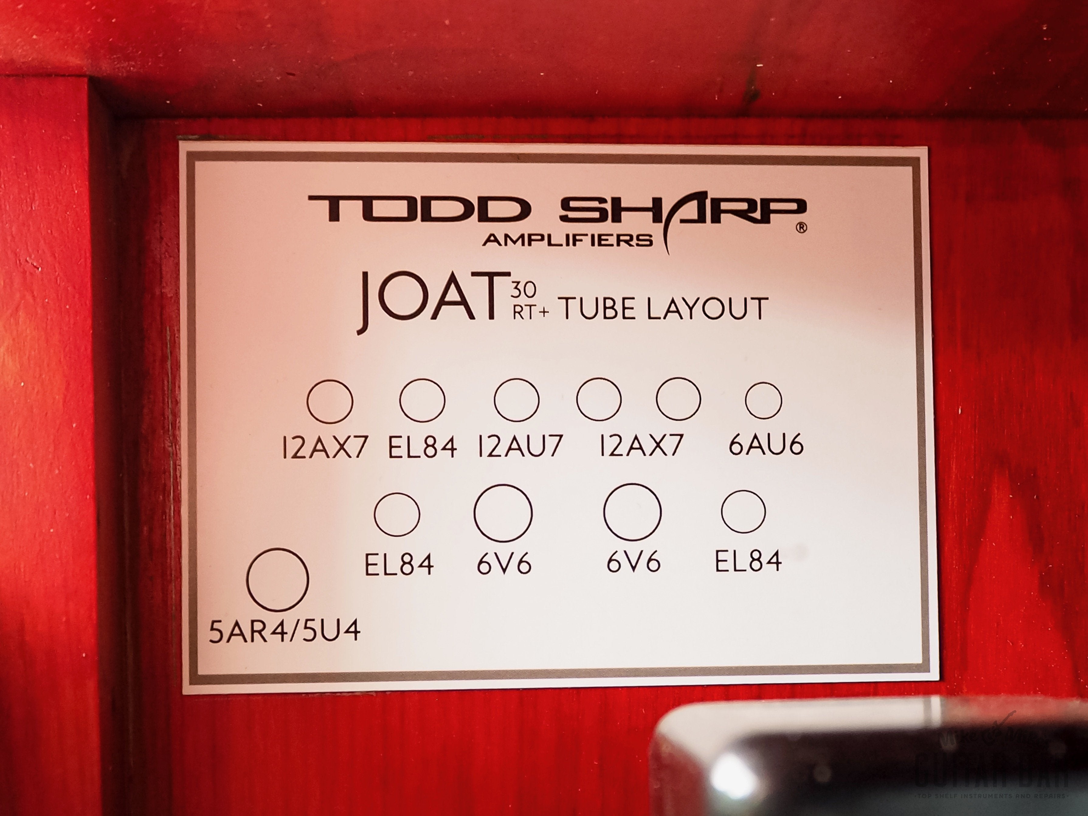2023 Todd Sharp JOAT 30RT+ Boutique 2x12 Tube Amp Cherry Hardwood w/ Celestion Blues, Covers