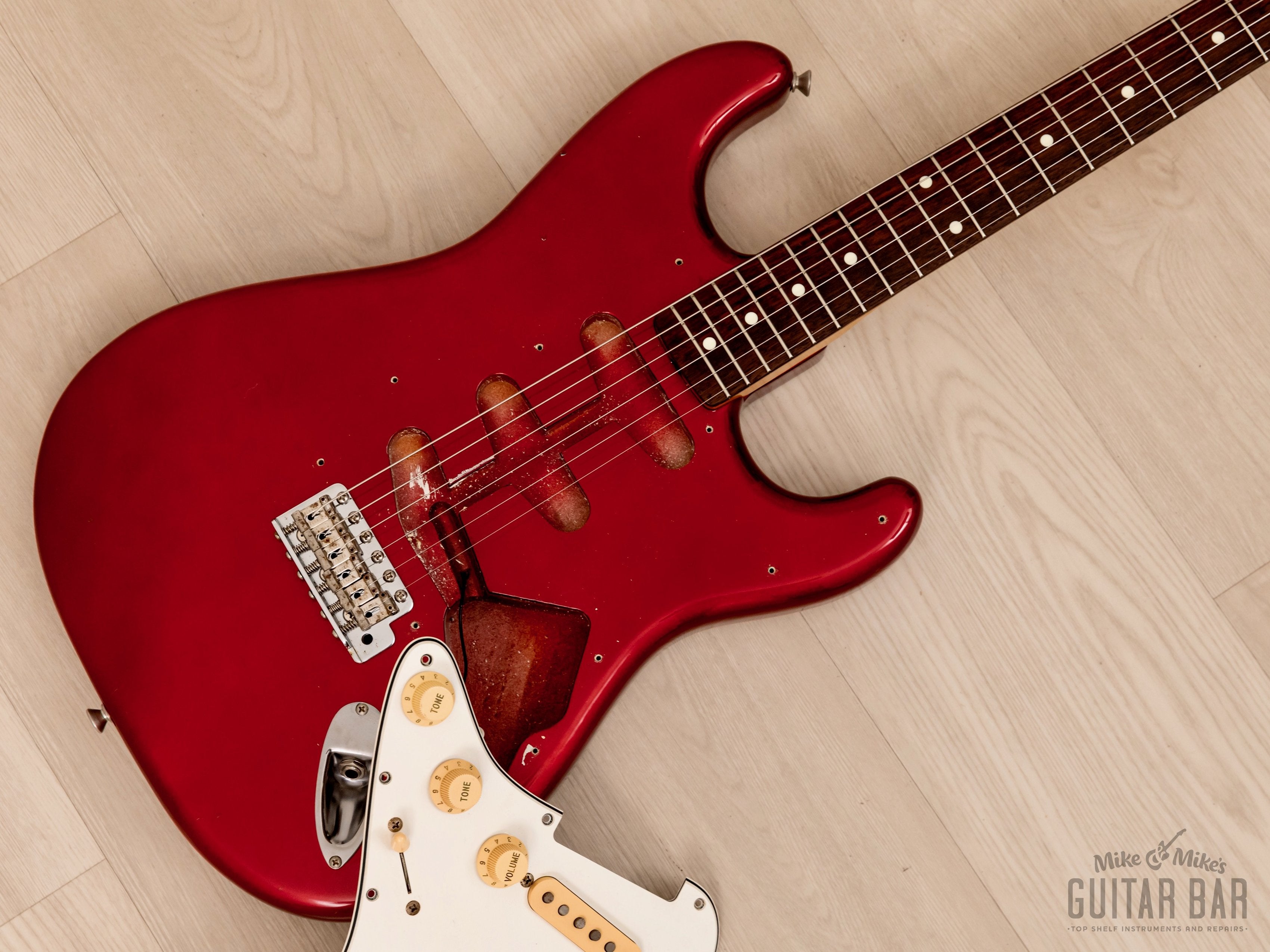 1984 Fender Stratocaster JV '62 Vintage Reissue ST62-55 Candy Apple Red, 100% Original, Japan MIJ Fujigen