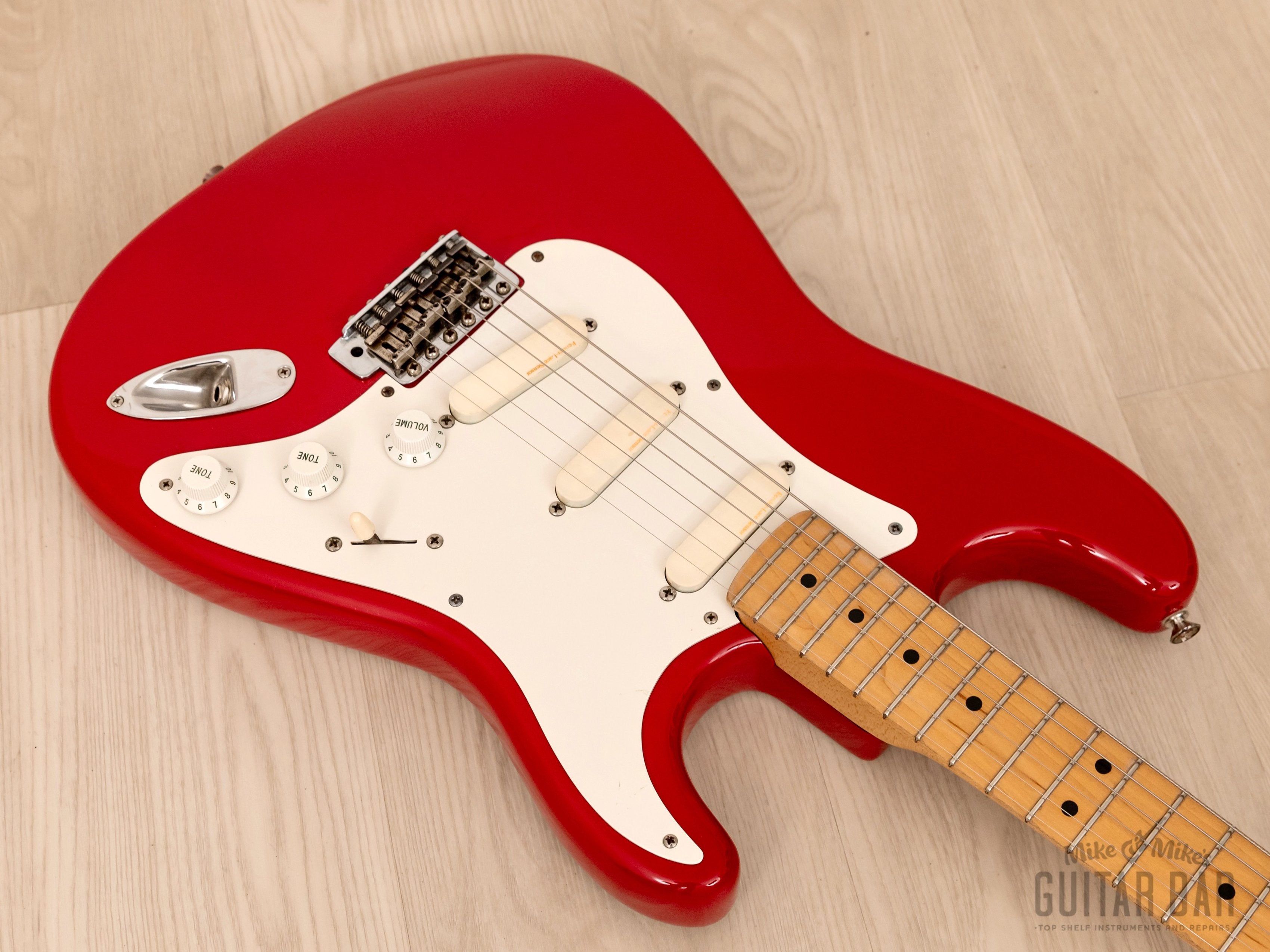 1988 Fender Eric Clapton Signature Stratocaster Torino Red, First Year w/ Lace Sensors, Tweed Case