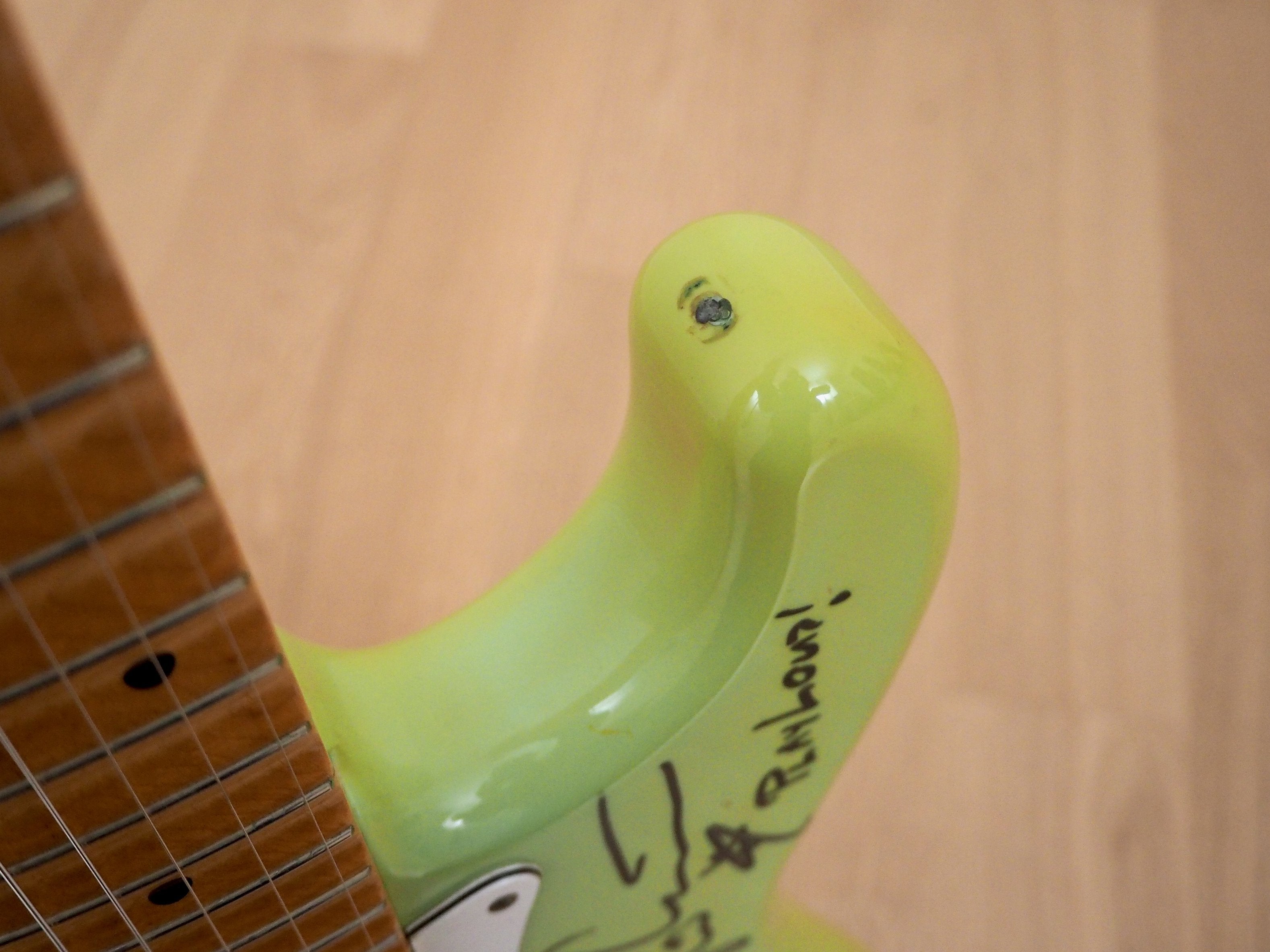 1987 Fender Yngwie Malmsteen Stratocaster ST72-86DSC Reverse Body Sonic Blue, Order Made & Yngwie-Signed, Japan MIJ