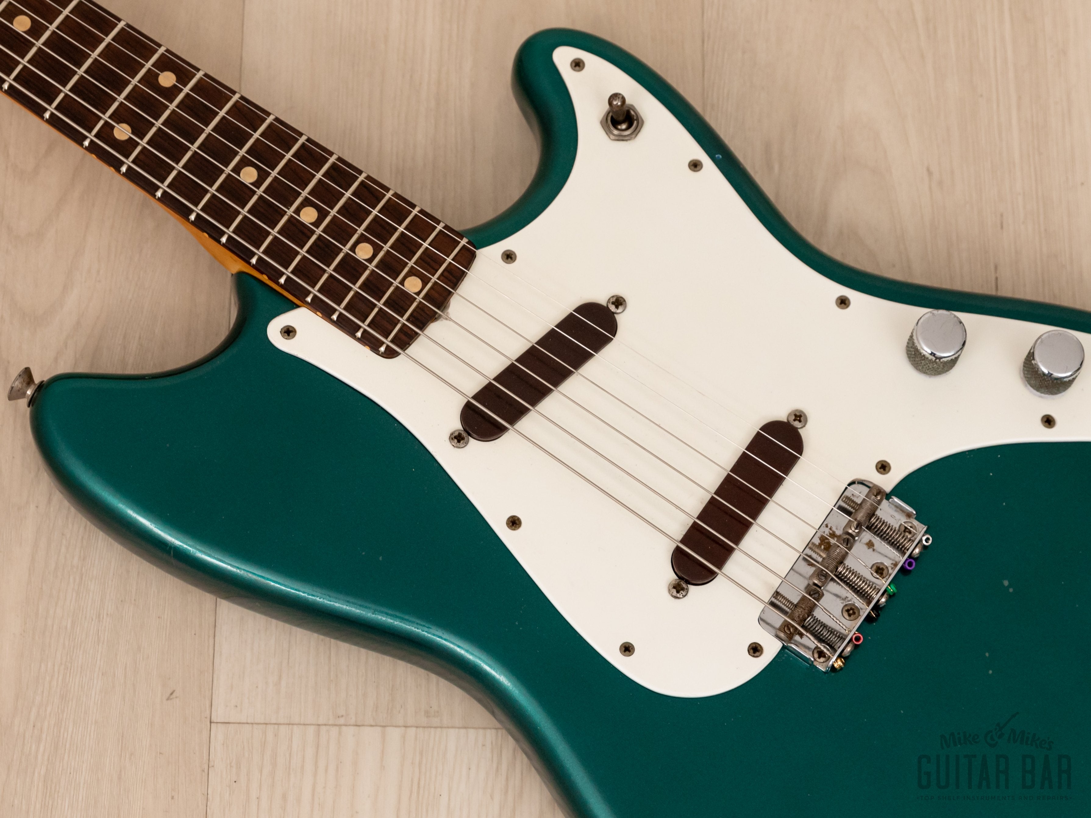 1962 Fender Duo Sonic Pre-CBS Vintage Electric Guitar Ocean Turquoise w/ Case