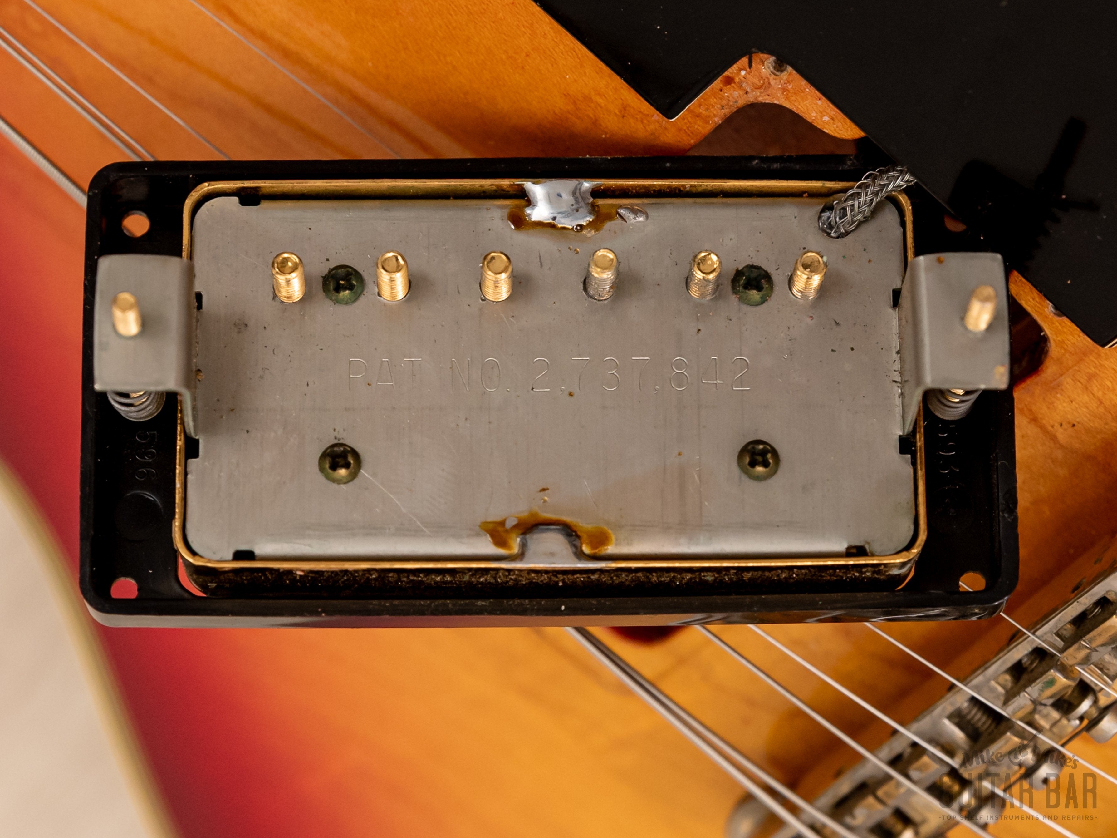 1975 Gibson Les Paul Custom Cherry Sunburst 100% Original w/ T-Tops, Big Neck, Case
