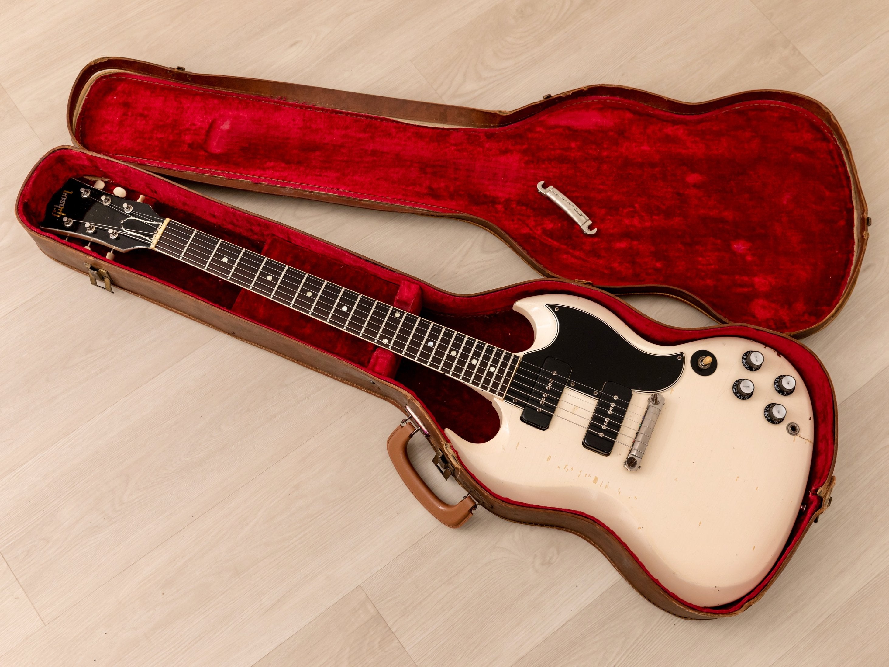 1962 Gibson SG Special Vintage Electric Guitar Polaris White w