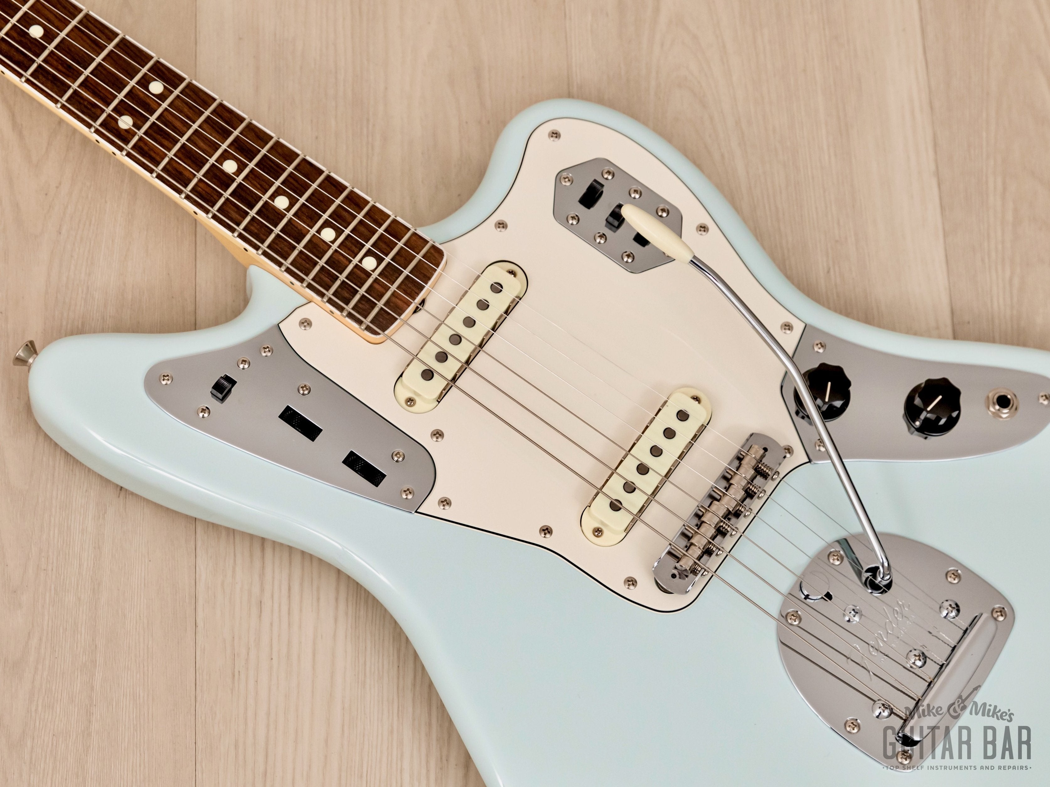2022 Fender Traditional 60s Jaguar Offset Guitar FSR Sonic Blue w/ Headstock, Japan MIJ