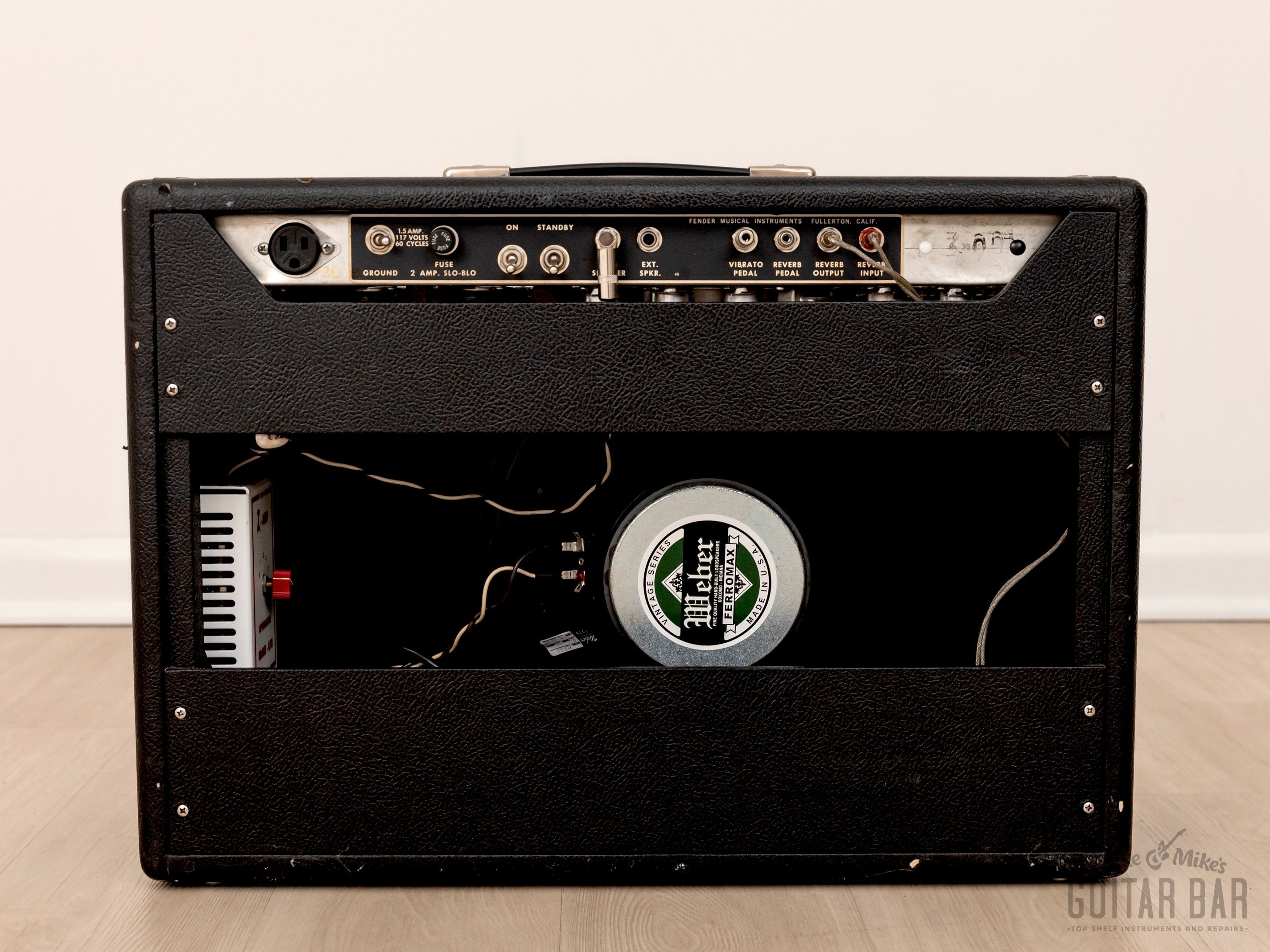 1971 Fender Deluxe Reverb Vintage Silverface Tube Amp, Serviced w/ Dr Z Brake Lite Attenuator