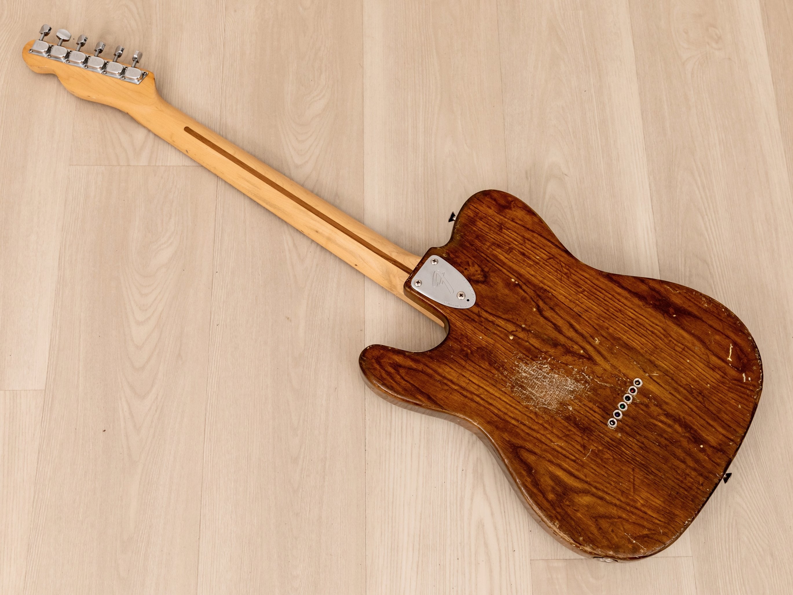 1978 Fender Telecaster Custom Vintage Electric Guitar Mocha w/ Wide Range, Case