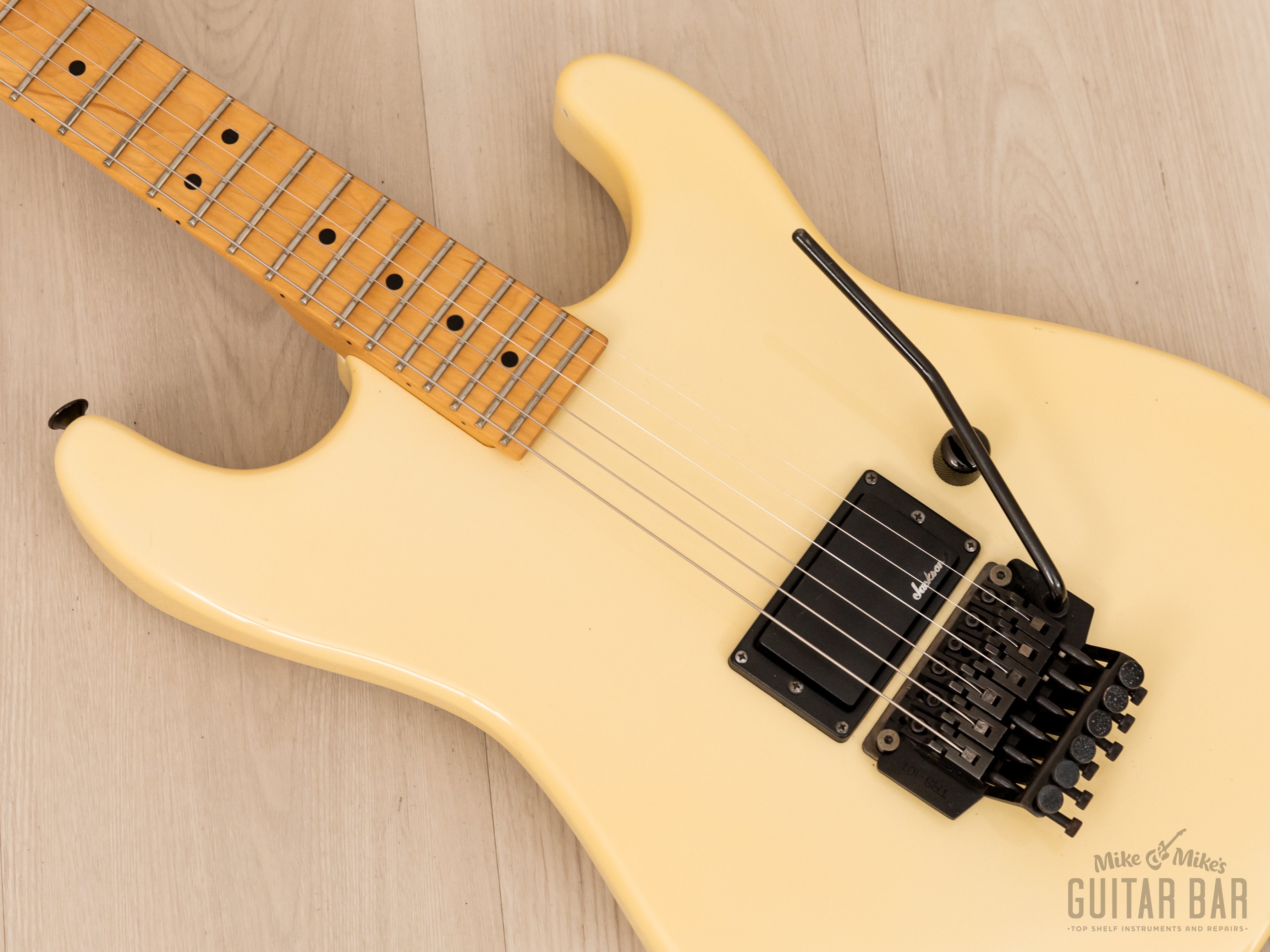 1980s Charvel by Jackson Model 2M Superstrat Vintage Ivory w/ Case, Japan