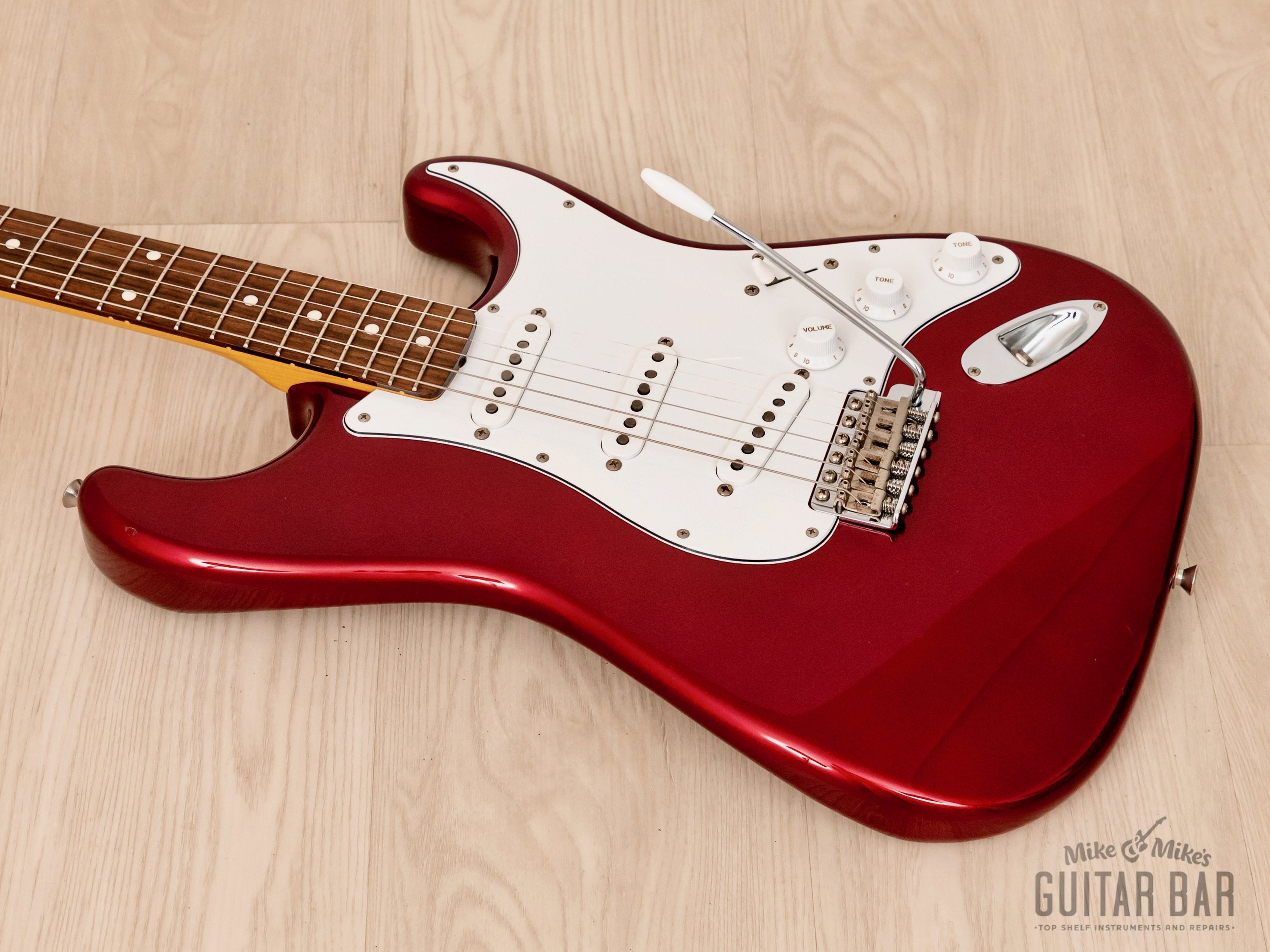 2009 Fender Stratocaster ‘62 Vintage Reissue ST62-US Candy Apple Red w/ USA  Pickups & Tags, Japan MIJ