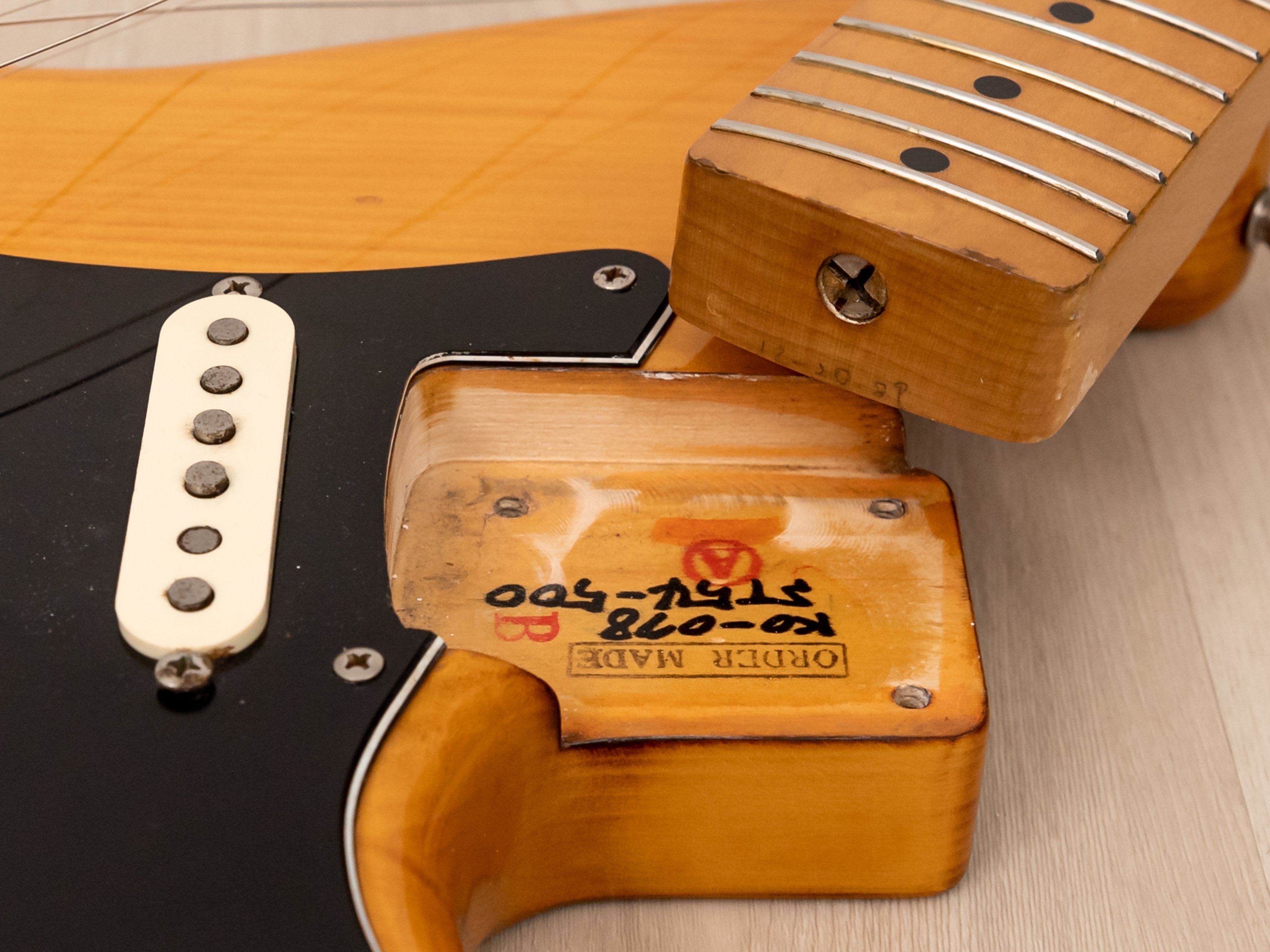 1989 Fender '54 Stratocaster Order-Made, Non-Catalog Charcoal Burst 100% Original, Japan MIJ Fujigen
