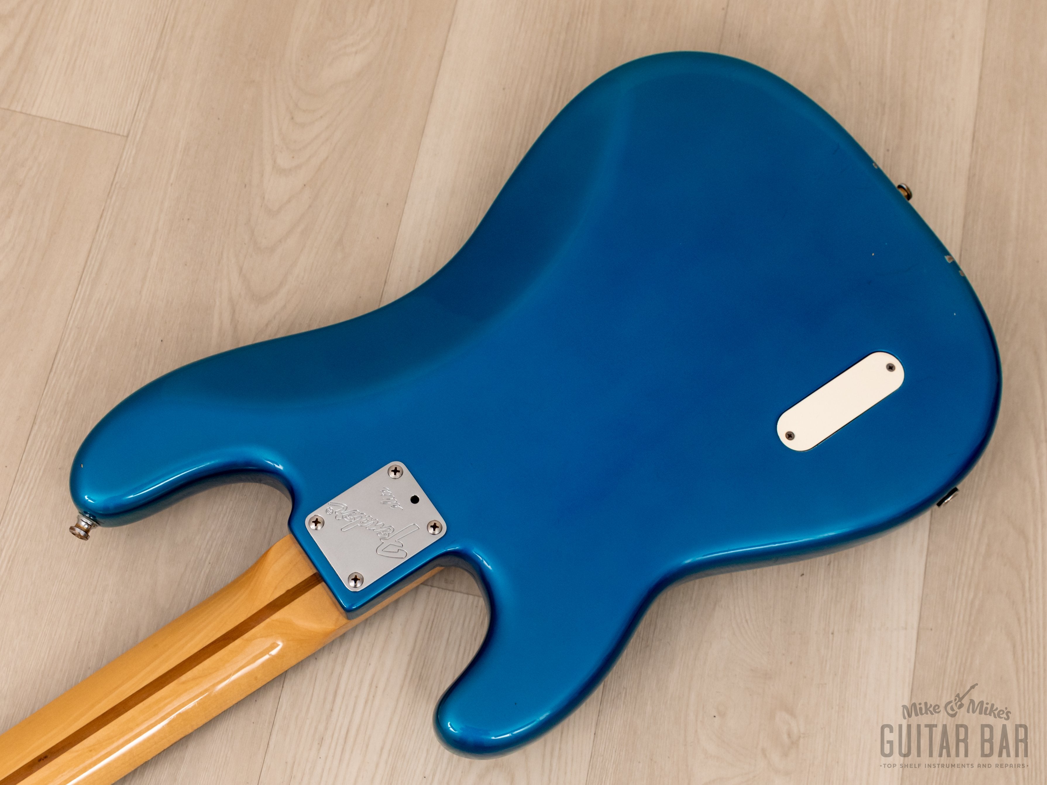 1983 Fender Precision Bass Elite II Vintage Bass Guitar Lake Placid Blue 100% Original w/ Case, Hangtags