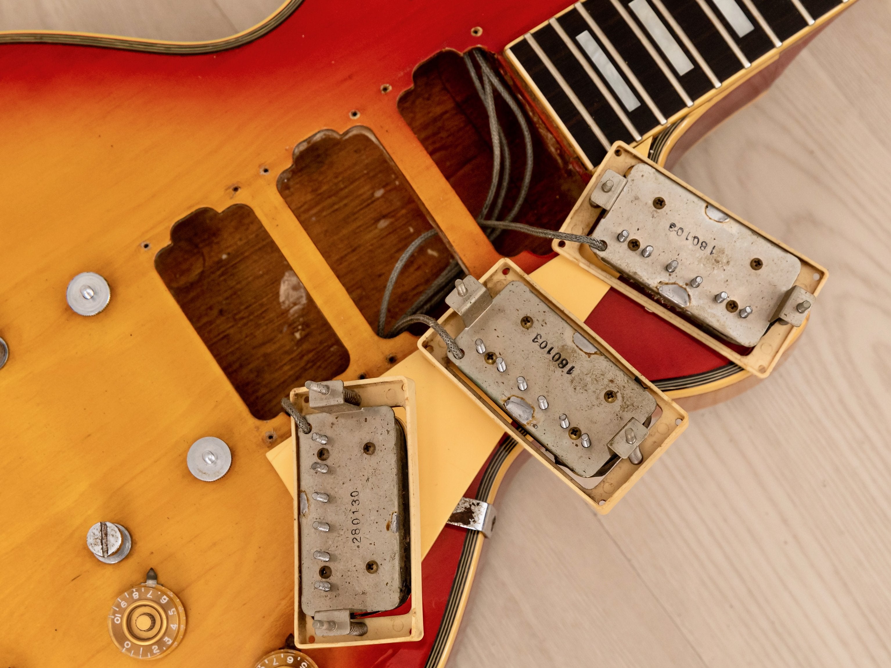 1978 Greco EG600 Custom Triple Pickup Vintage Electric Guitar w/ Maxon PAFs, Japan, Ace Frehley