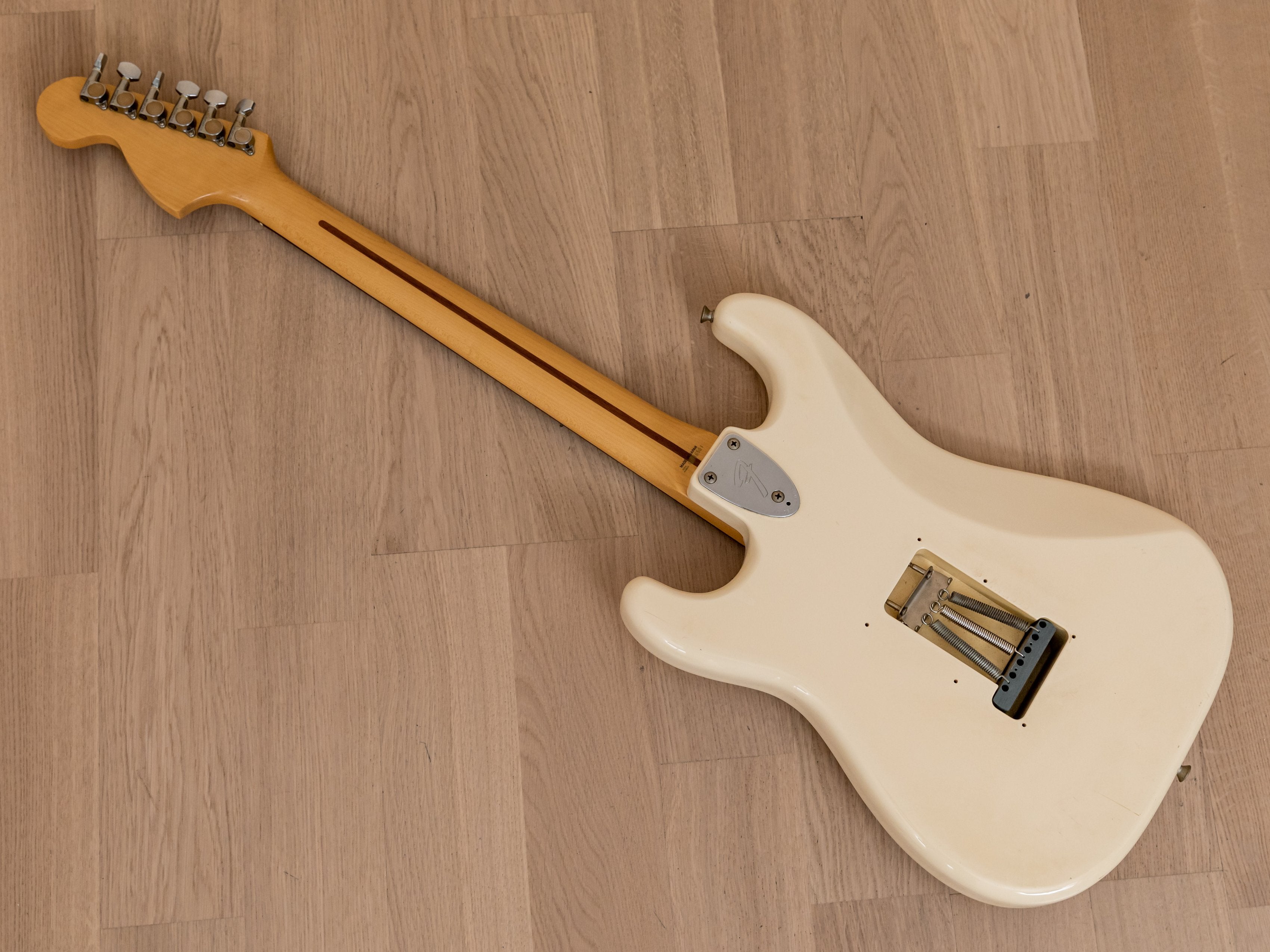 1994 Fender Stratocaster ST72-85SC Scalloped Fretboard Olympic White Japan MIJ Fujigen, Blackmore