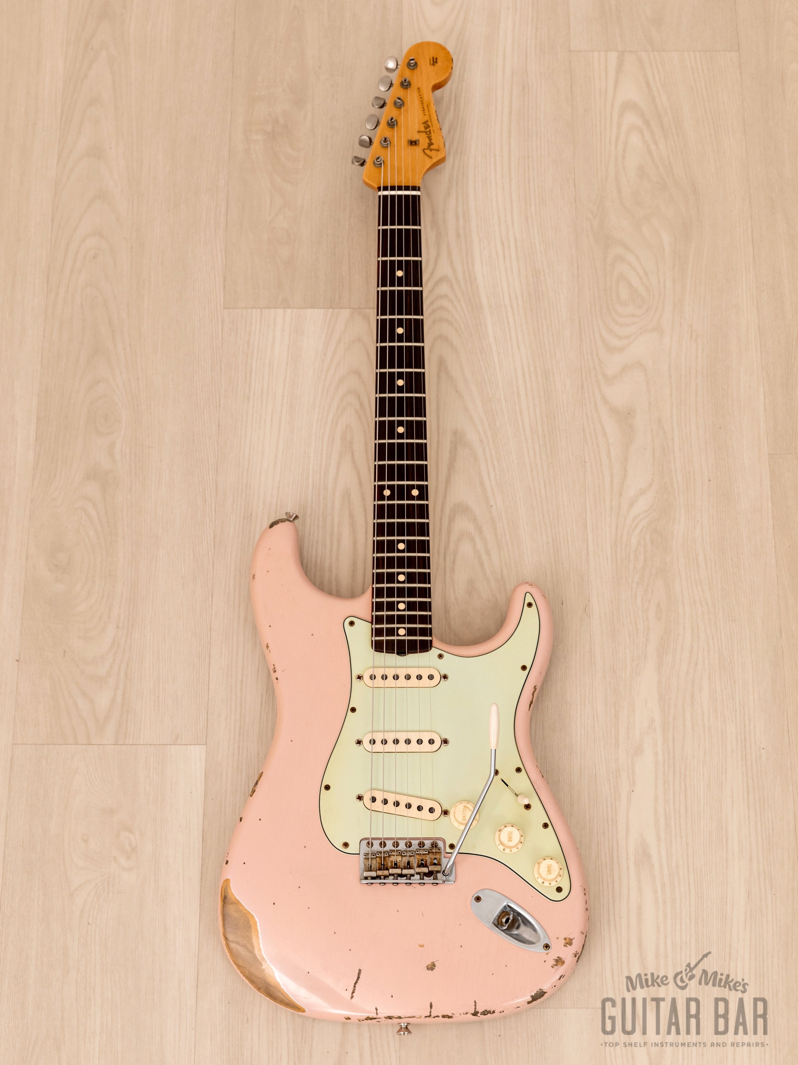 2007 Fender Custom Shop NAMM Limited Edition 1962 Stratocaster Relic Shell Pink w/ Case, COA