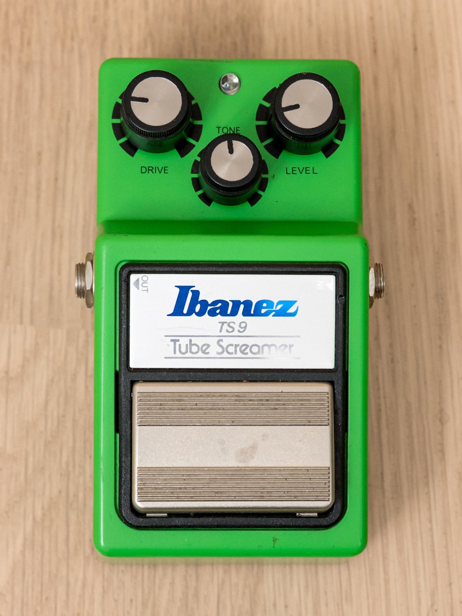 2000s Ibanez TS-9 Tube Screamer Overdrive Guitar Effects Pedal, Japan, Toshiba TA75558