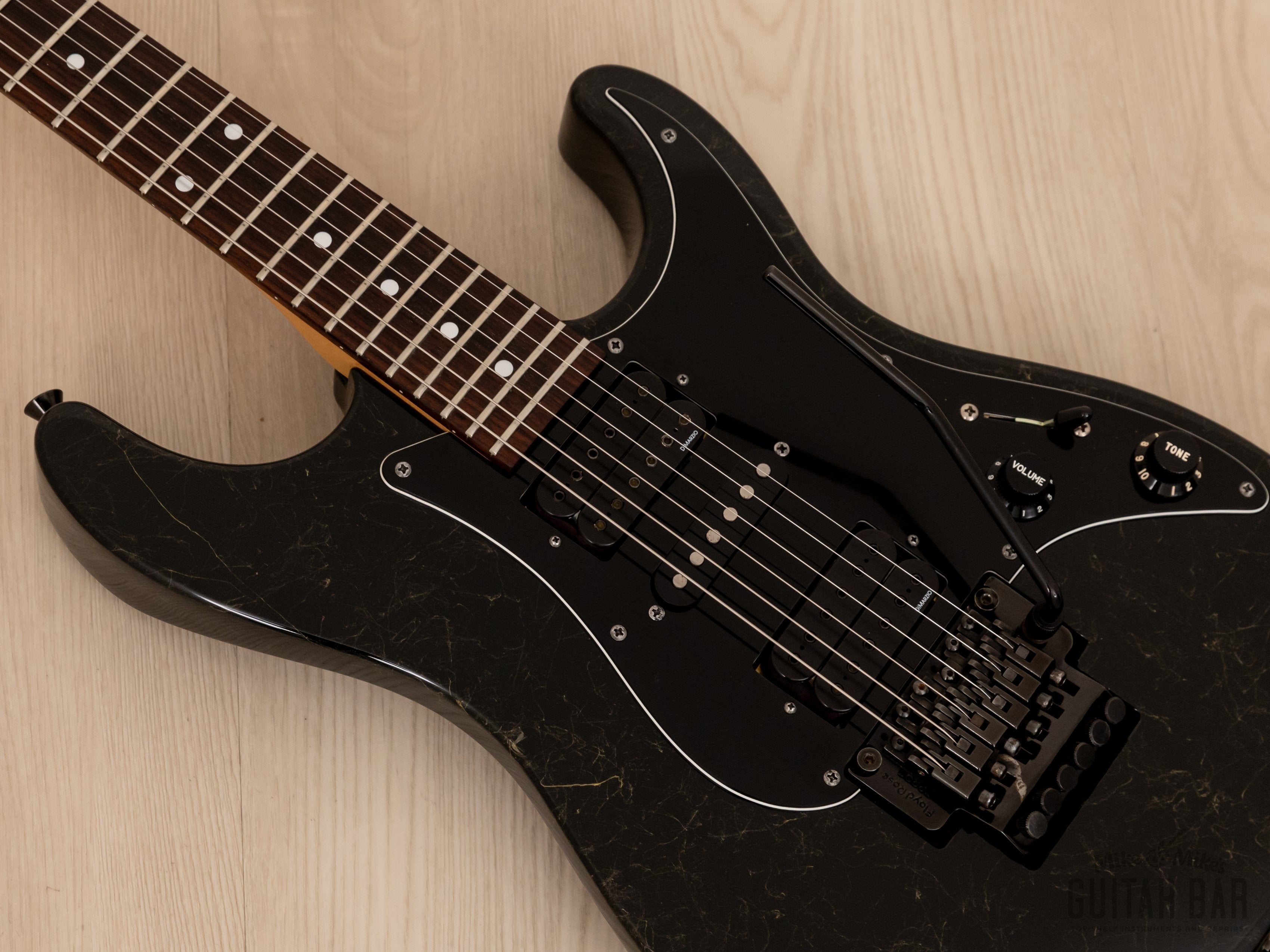 1991 Fender HM Strat HST558 HSH Superstrat Blackstone w/ Dimarzio & F