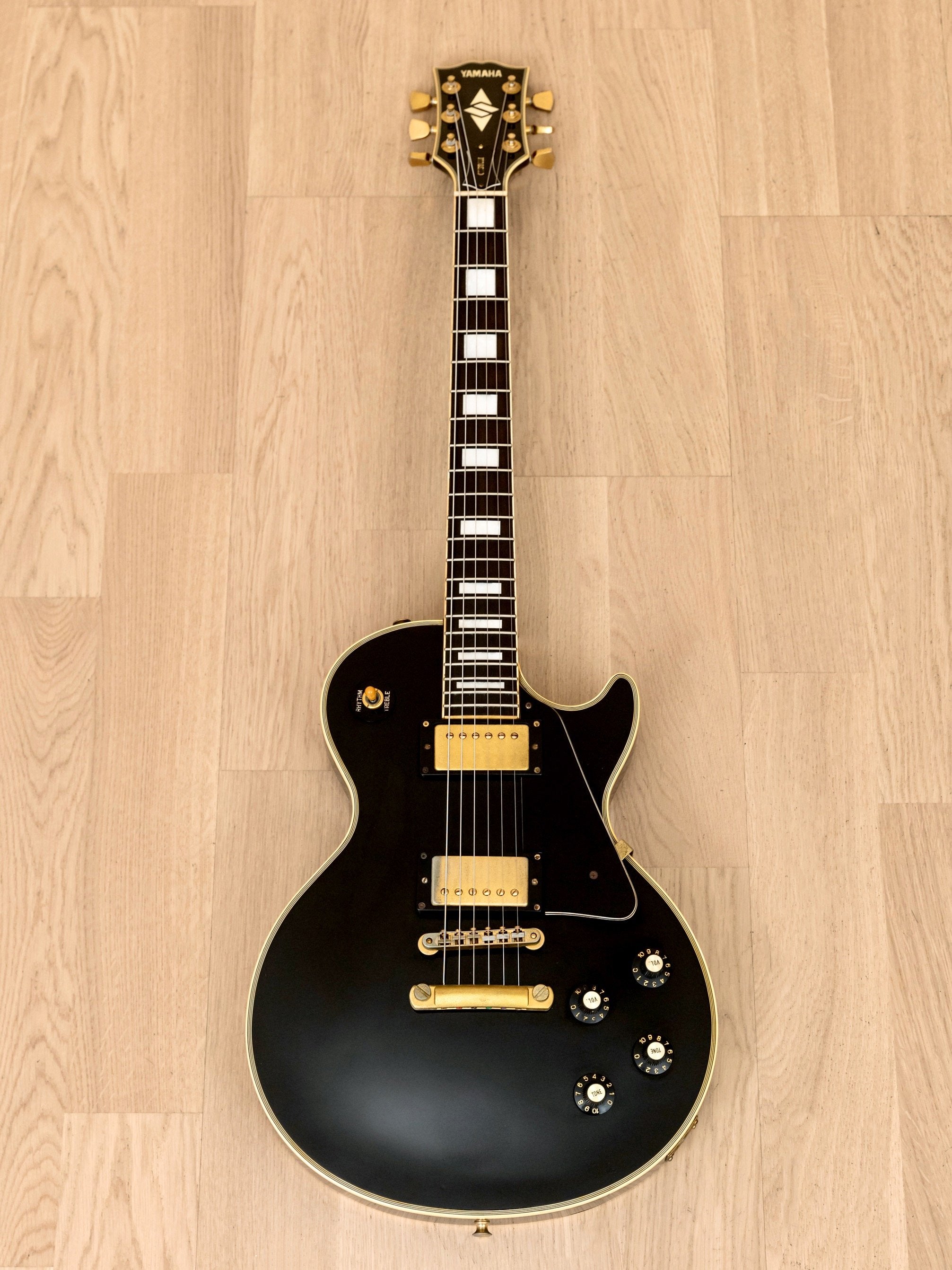 1979 Yamaha LP-800C Lord Player Custom Black Beauty Vintage Guitar Ebony Japan, Matsumoku