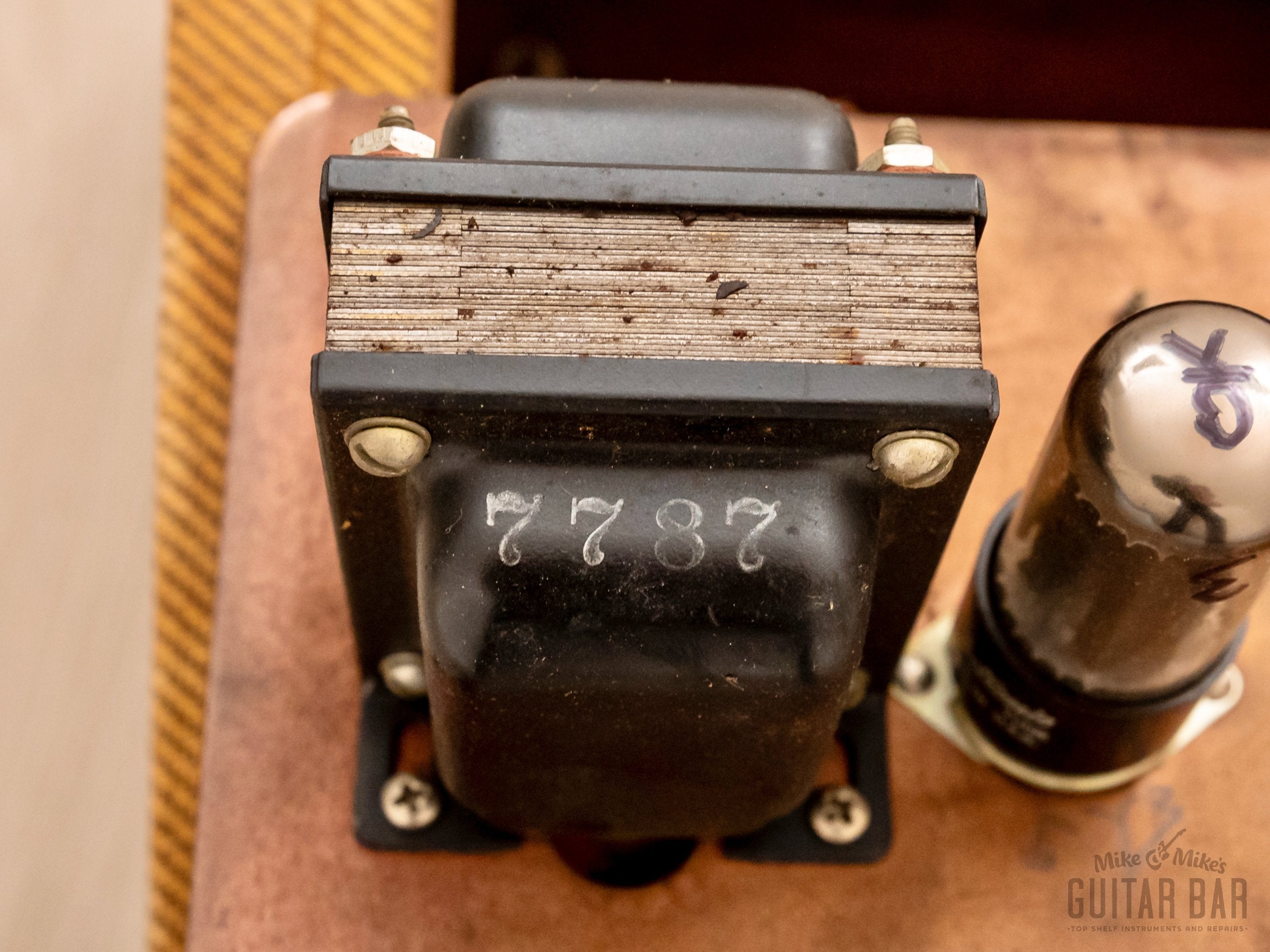 1955 Fender Champ Tweed Vintage Tube Amp, 5D1 Circuit
