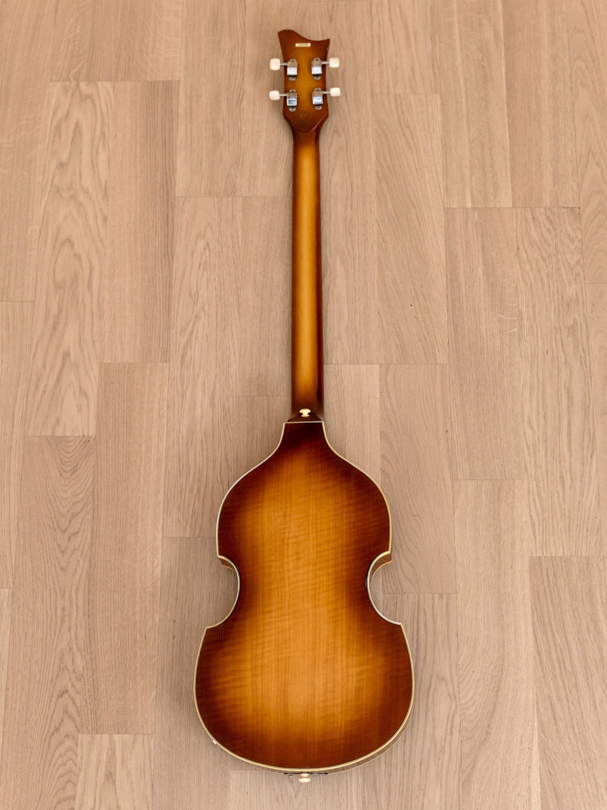 1978 Hofner 500/1 Beatle Bass Vintage Violin Bass '60s Spec w/ Staple Pickups, Case