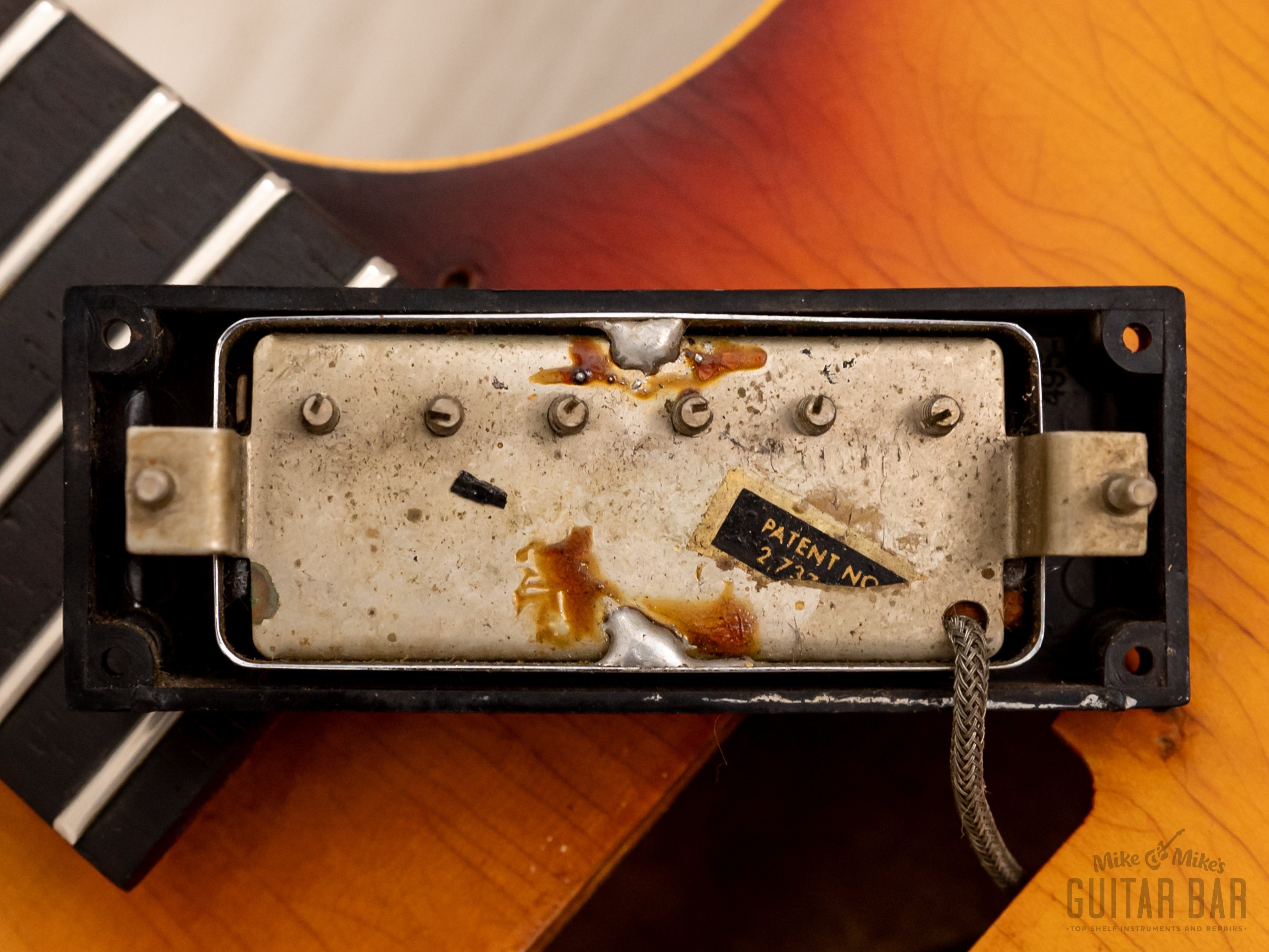 1965 Epiphone Sorrento E452TD Vintage Hollowbody Guitar Sunburst w/ Pat # Mini Humbuckers, Case