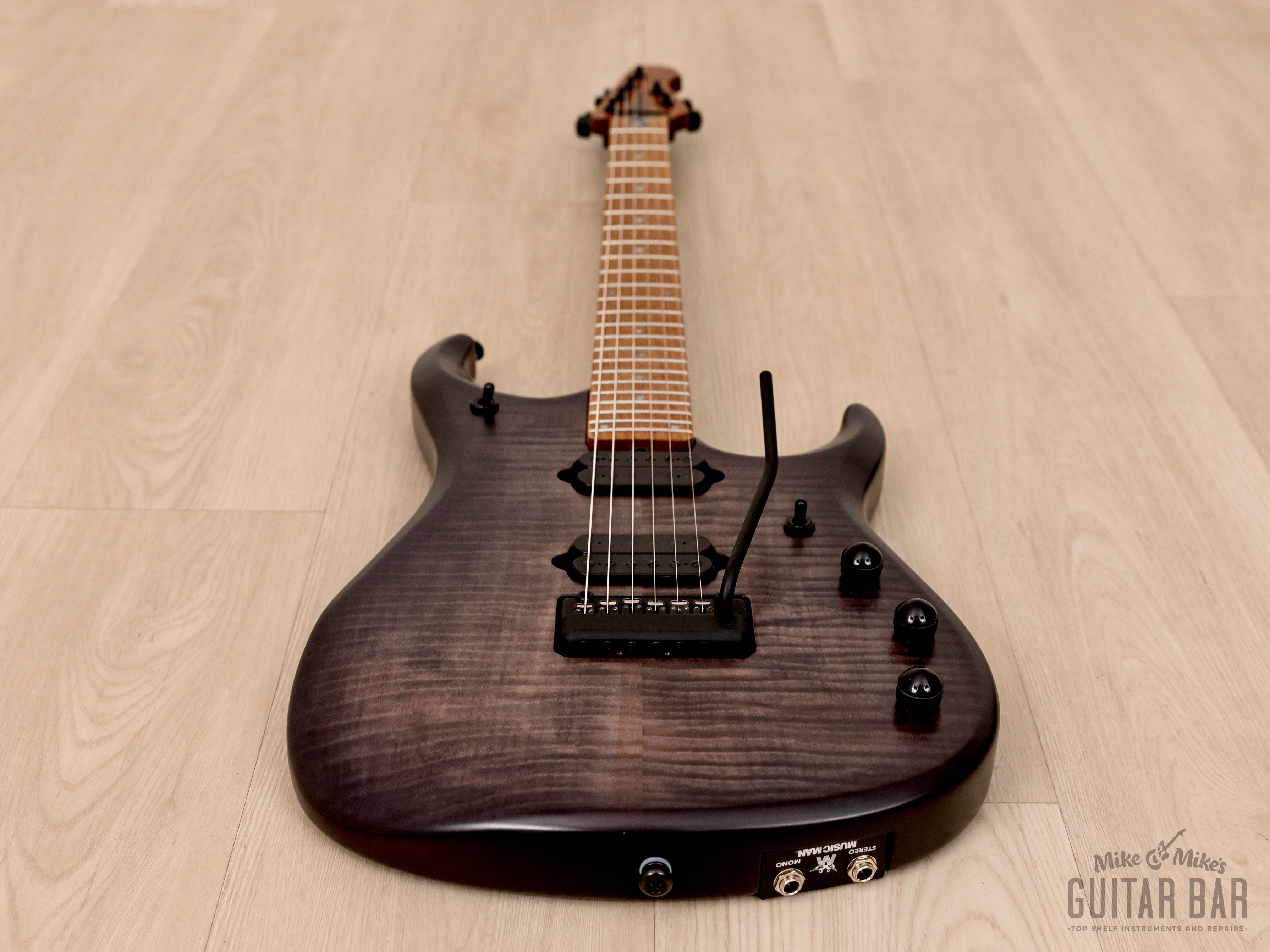 2021 Ernie Ball Music Man John Petrucci Signature JP15 Trans Black Burst, Mint w/ Case & Tags