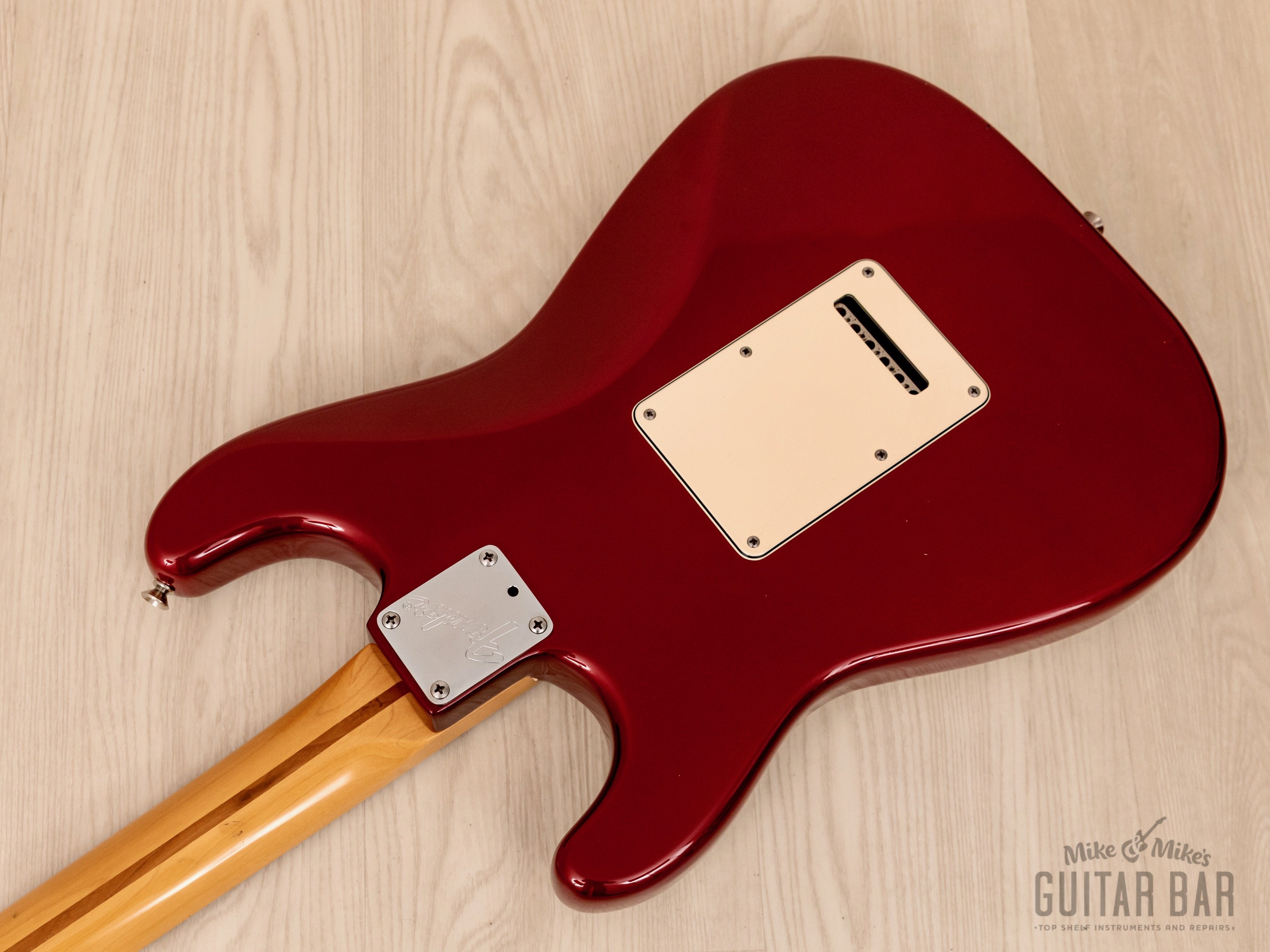 1989 Fender Stratocaster Plus Candy Apple Red w/ Lace Sensor Silver, 100% Original, Case & Strap