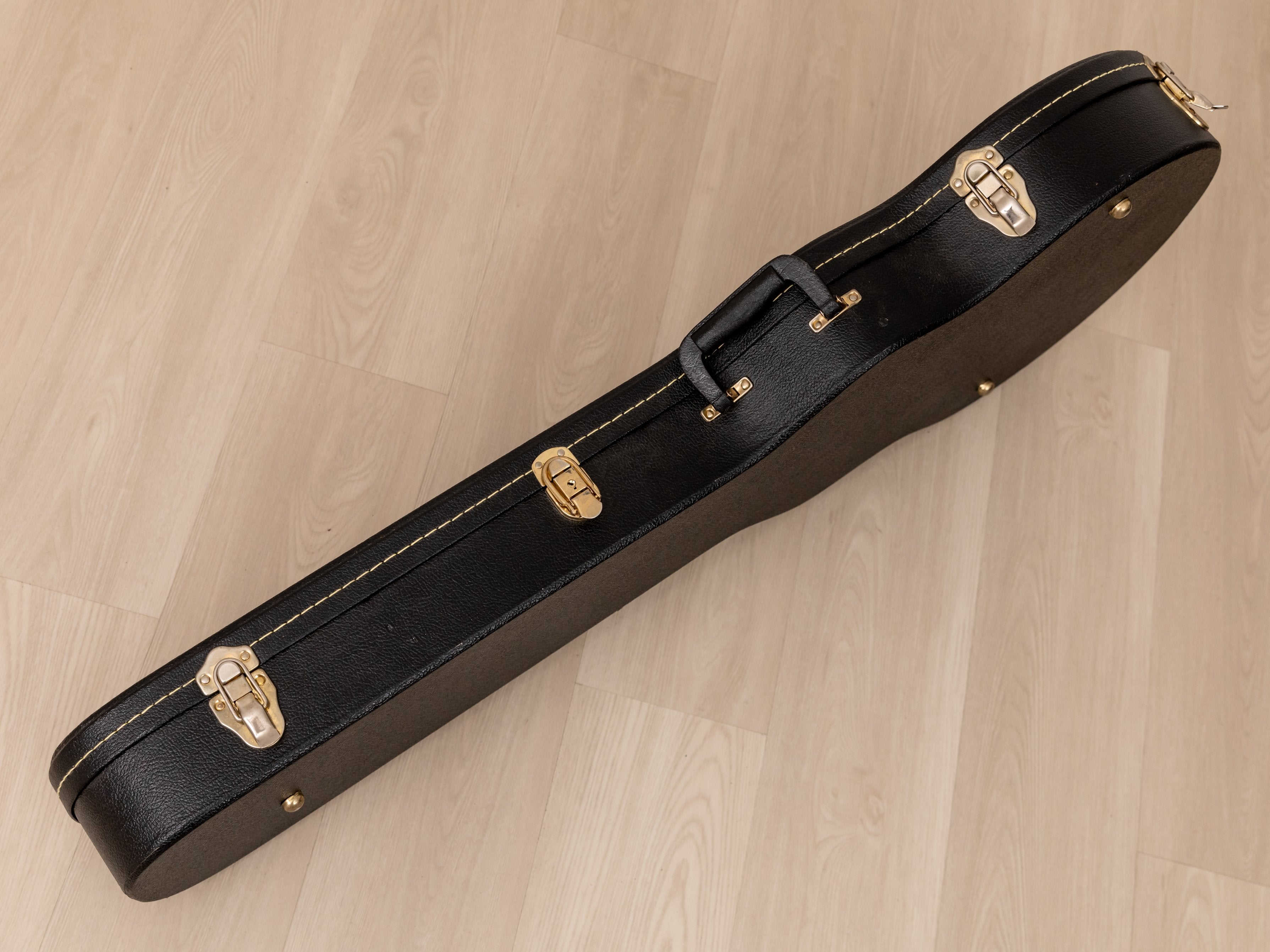 2016 Heritage Millennium DC Double Cutaway Semi-Hollow Guitar Black Opaque w/ Seymour Duncan PAFs & Case, Kalamazoo