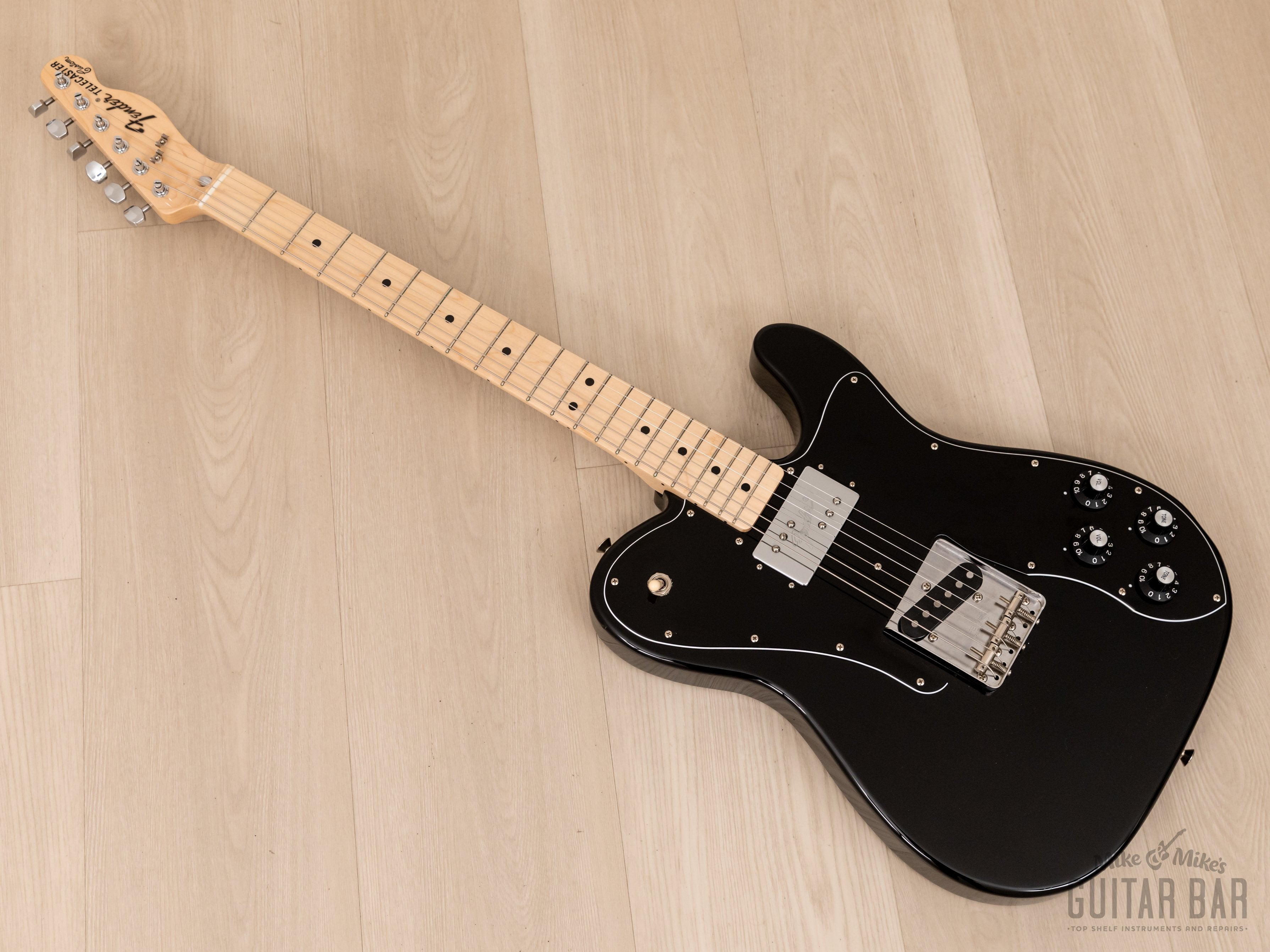 2021 Traditional II ‘70s Telecaster Custom Black Ash Body, Near-Mint w/ Wide Range, Japan MIJ